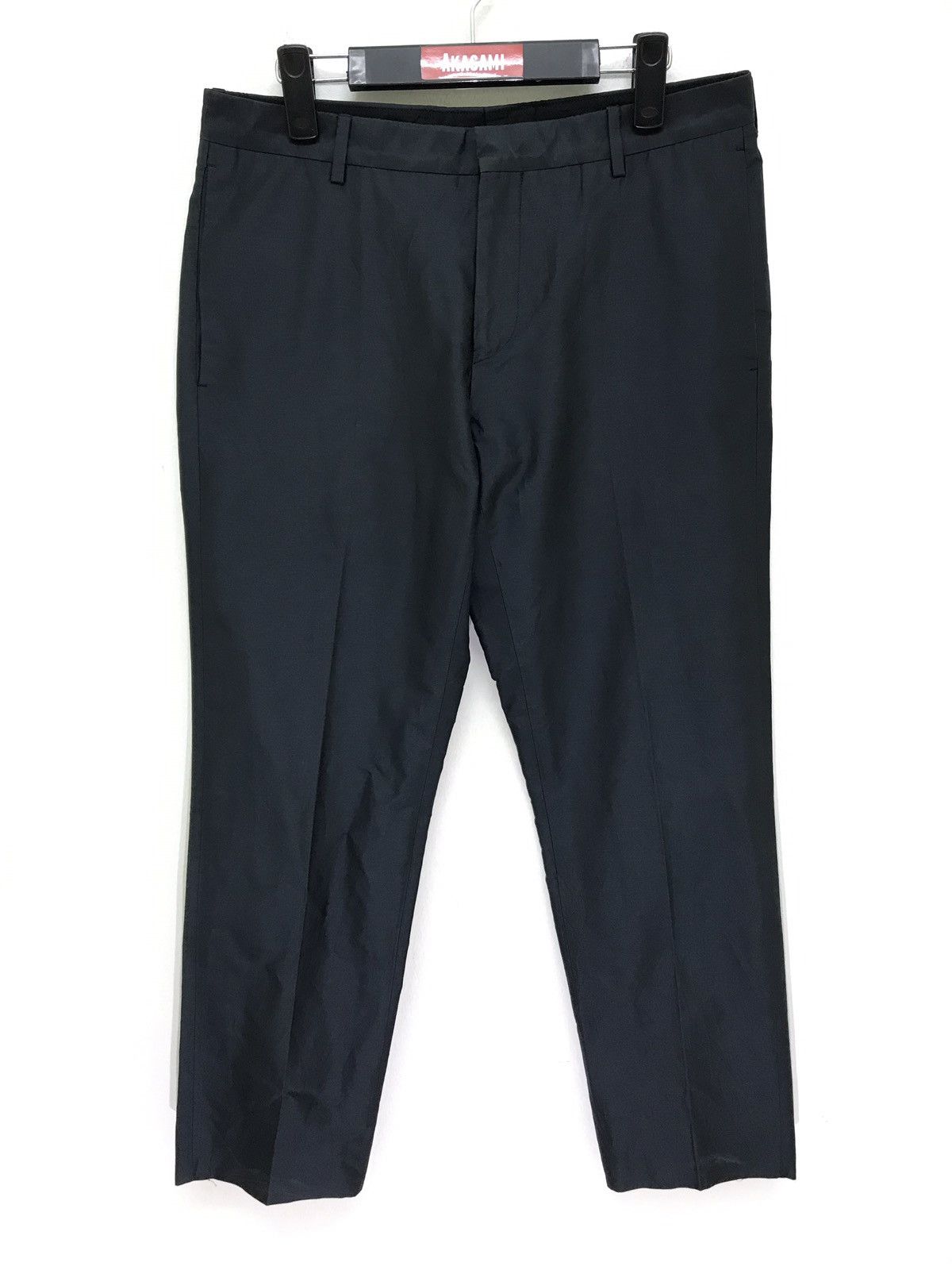 Dior × Hedi Slimane Made in Italy Dior Homme Silk Blend Trouser Regular Size US 32 / EU 48 - 2 Thumbnail