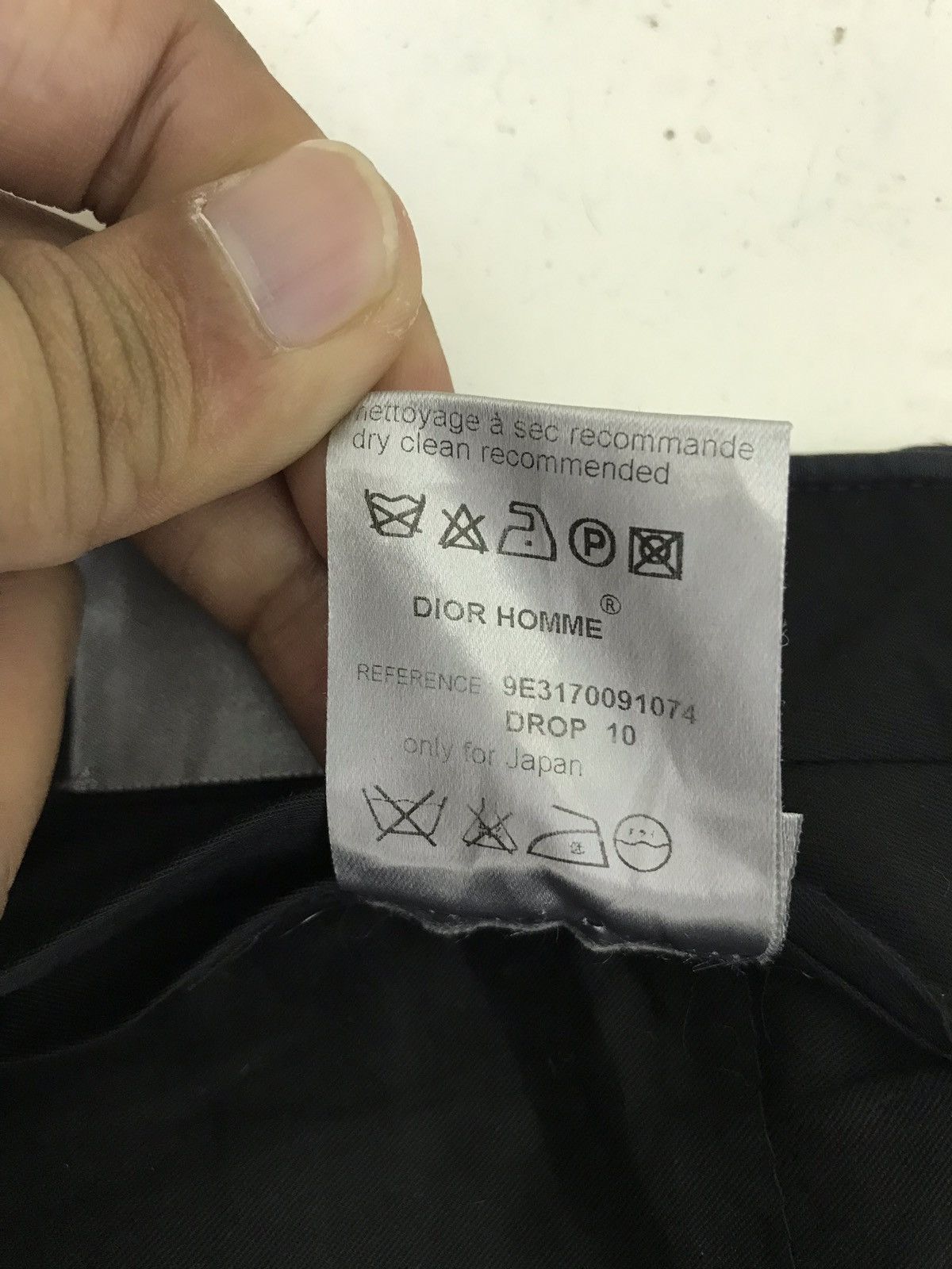 Dior × Hedi Slimane Made in Italy Dior Homme Silk Blend Trouser Regular Size US 32 / EU 48 - 7 Thumbnail