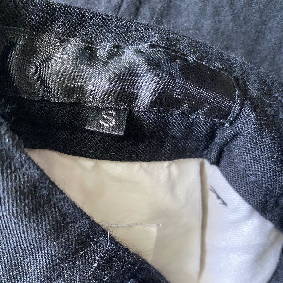 Comme des Garcons Black Wool Drop Crotch Shorts Size US 29 - 3 Thumbnail