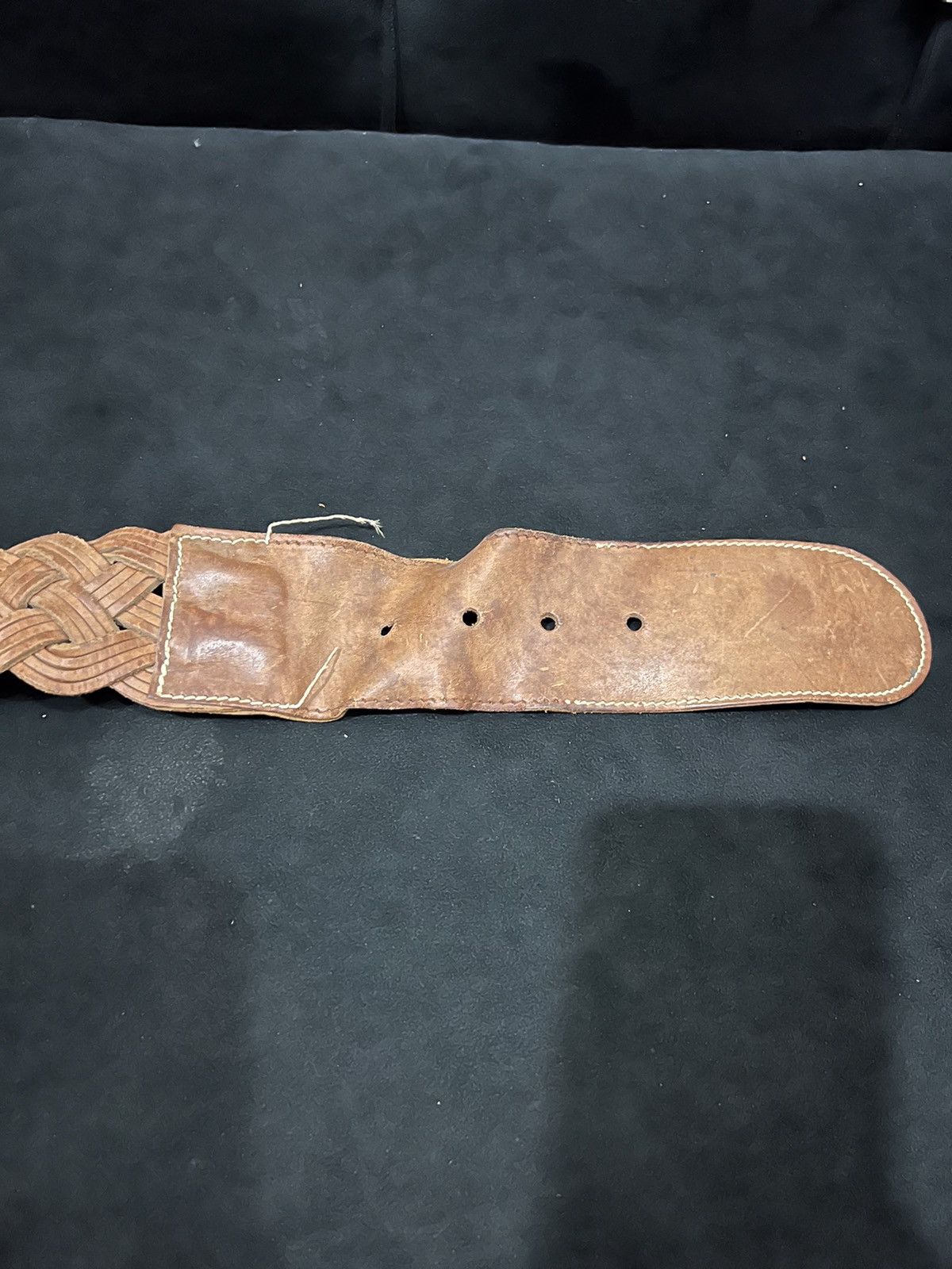 Genuine Leather Unbrand Genuine Leather Buckle Belt Size ONE SIZE - 9 Thumbnail