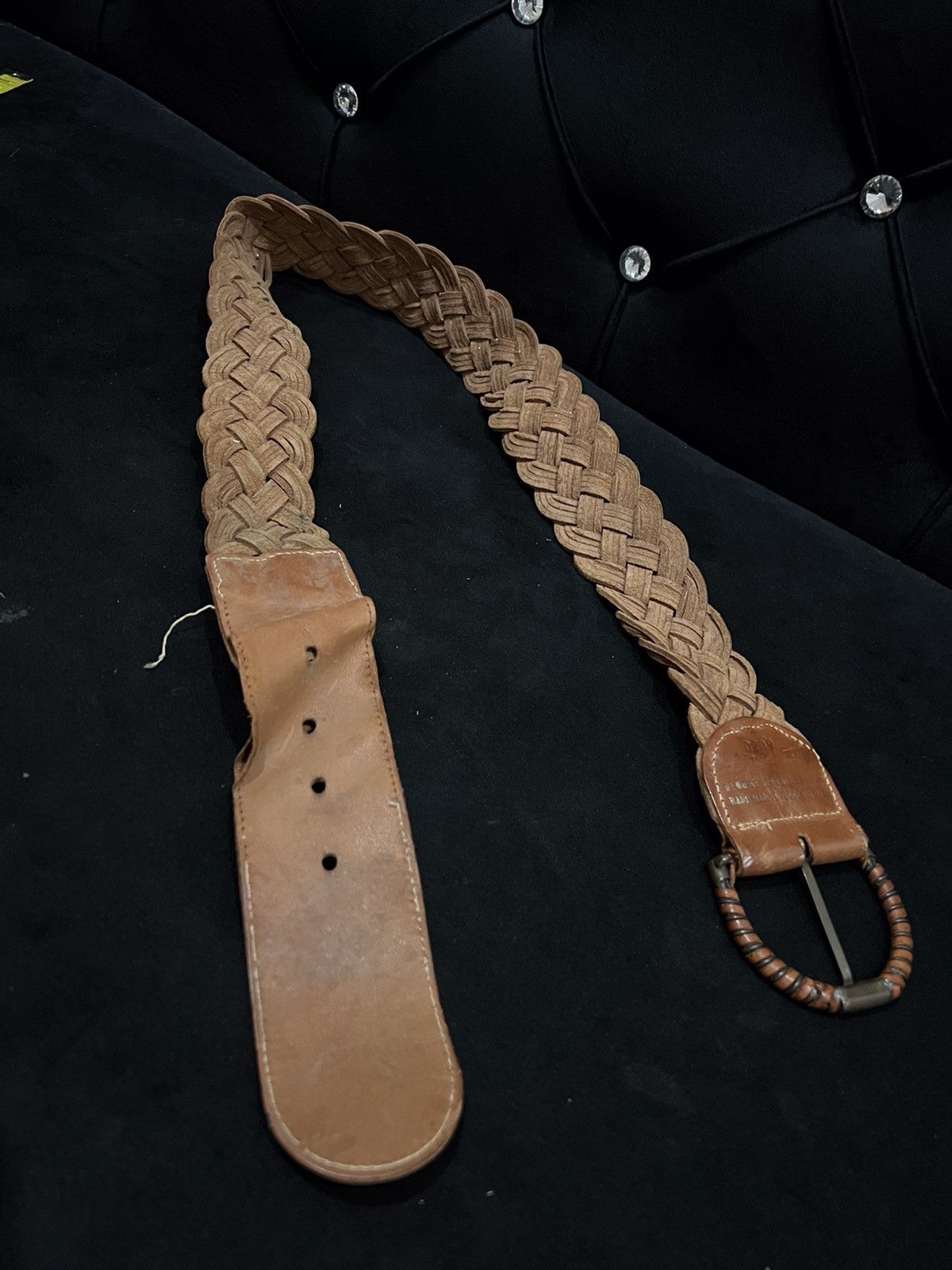Genuine Leather Unbrand Genuine Leather Buckle Belt Size ONE SIZE - 7 Thumbnail