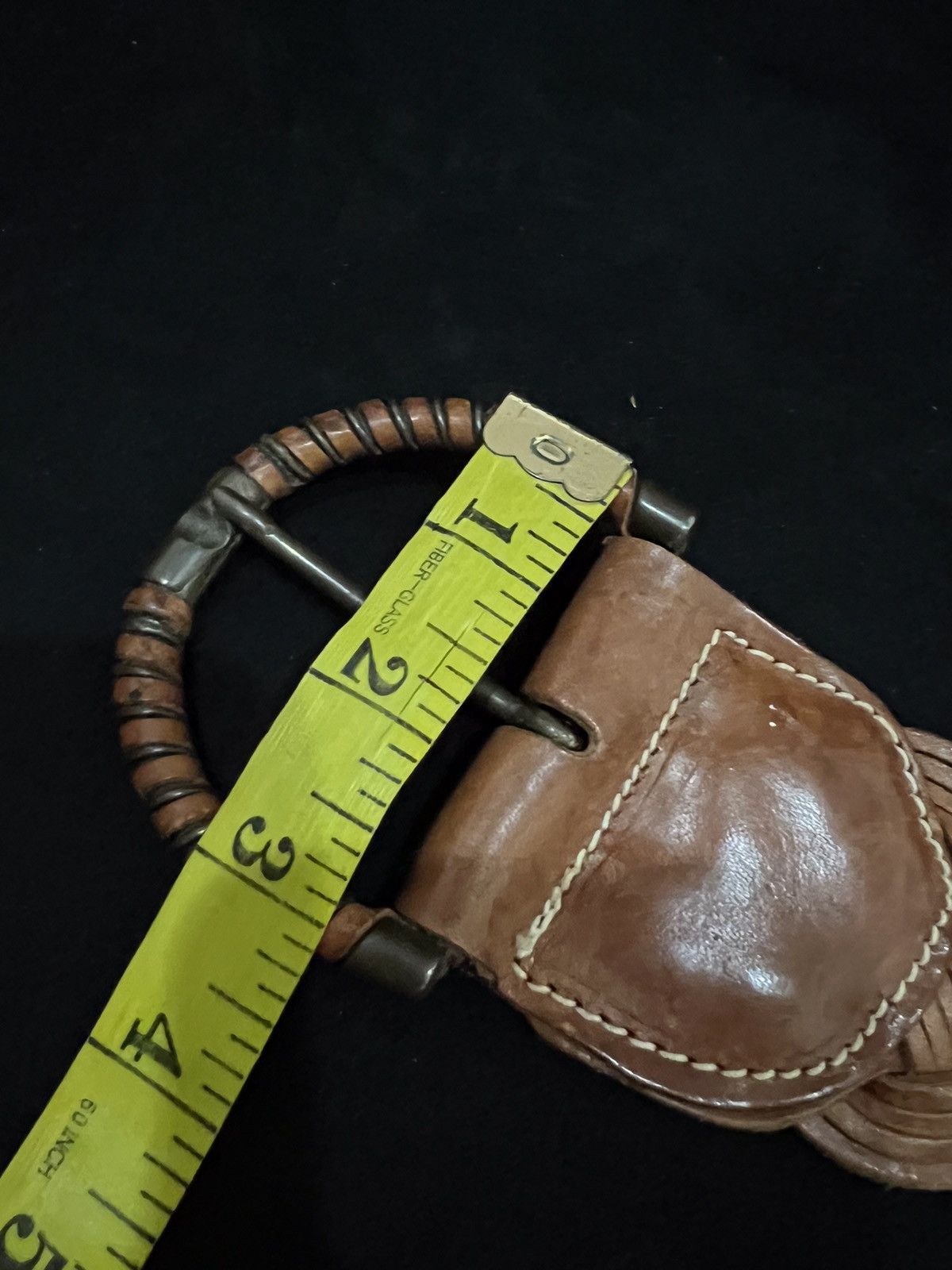 Genuine Leather Unbrand Genuine Leather Buckle Belt Size ONE SIZE - 13 Thumbnail