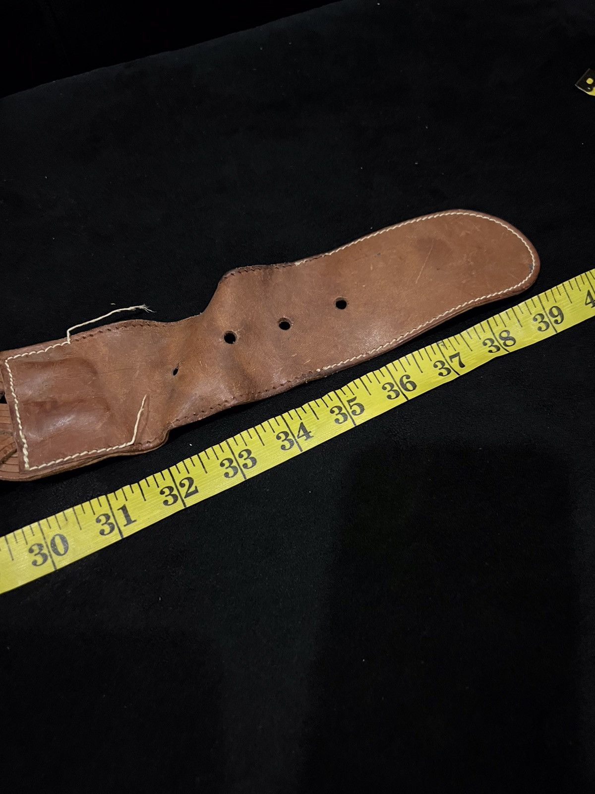 Genuine Leather Unbrand Genuine Leather Buckle Belt Size ONE SIZE - 10 Thumbnail