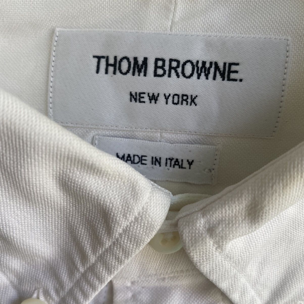 Thom Browne Diamond Print Oxford Shirt Size US M / EU 48-50 / 2 - 3 Thumbnail