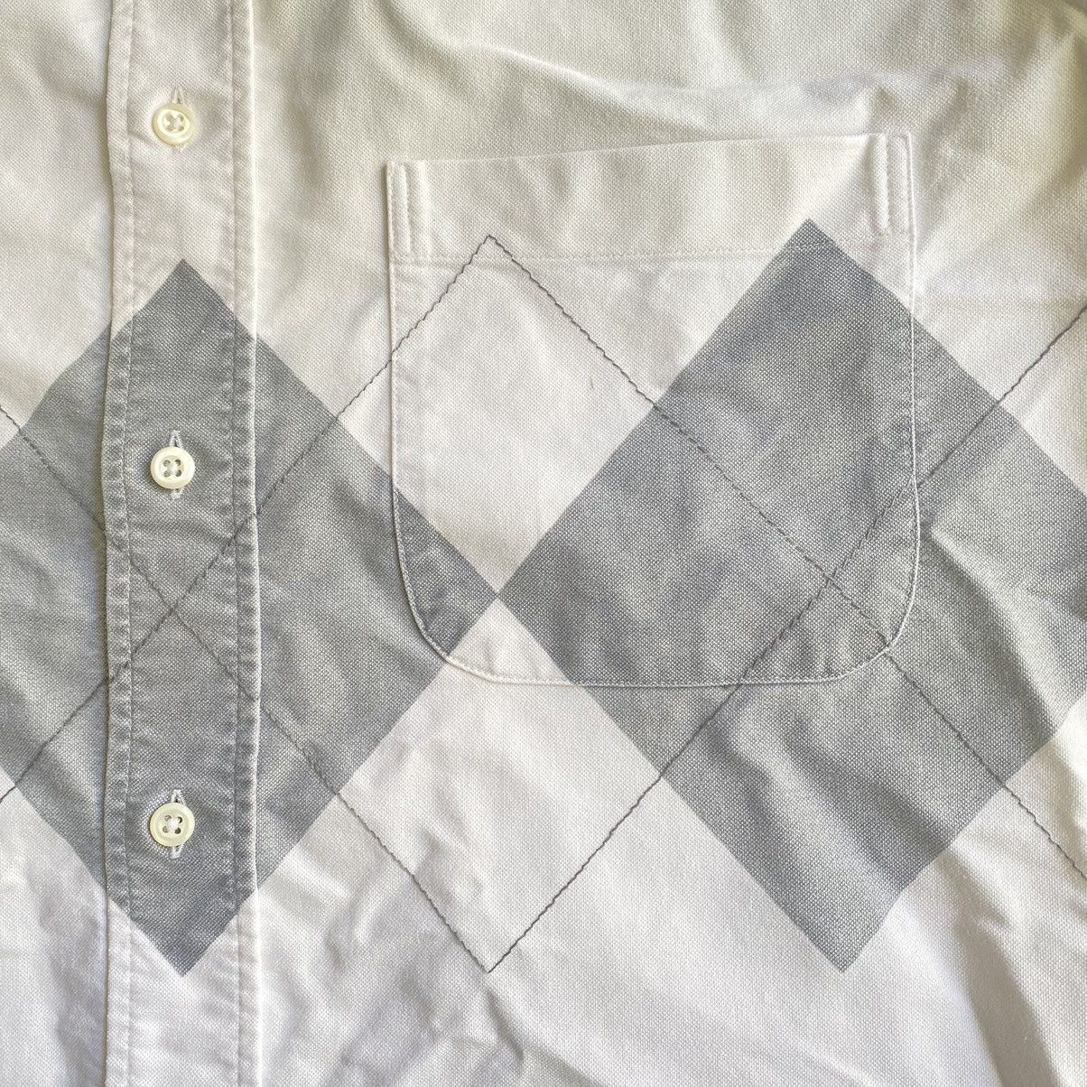 Thom Browne Diamond Print Oxford Shirt Size US M / EU 48-50 / 2 - 5 Thumbnail