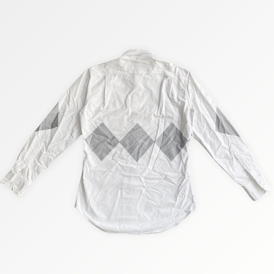 Thom Browne Diamond Print Oxford Shirt Size US M / EU 48-50 / 2 - 2 Thumbnail