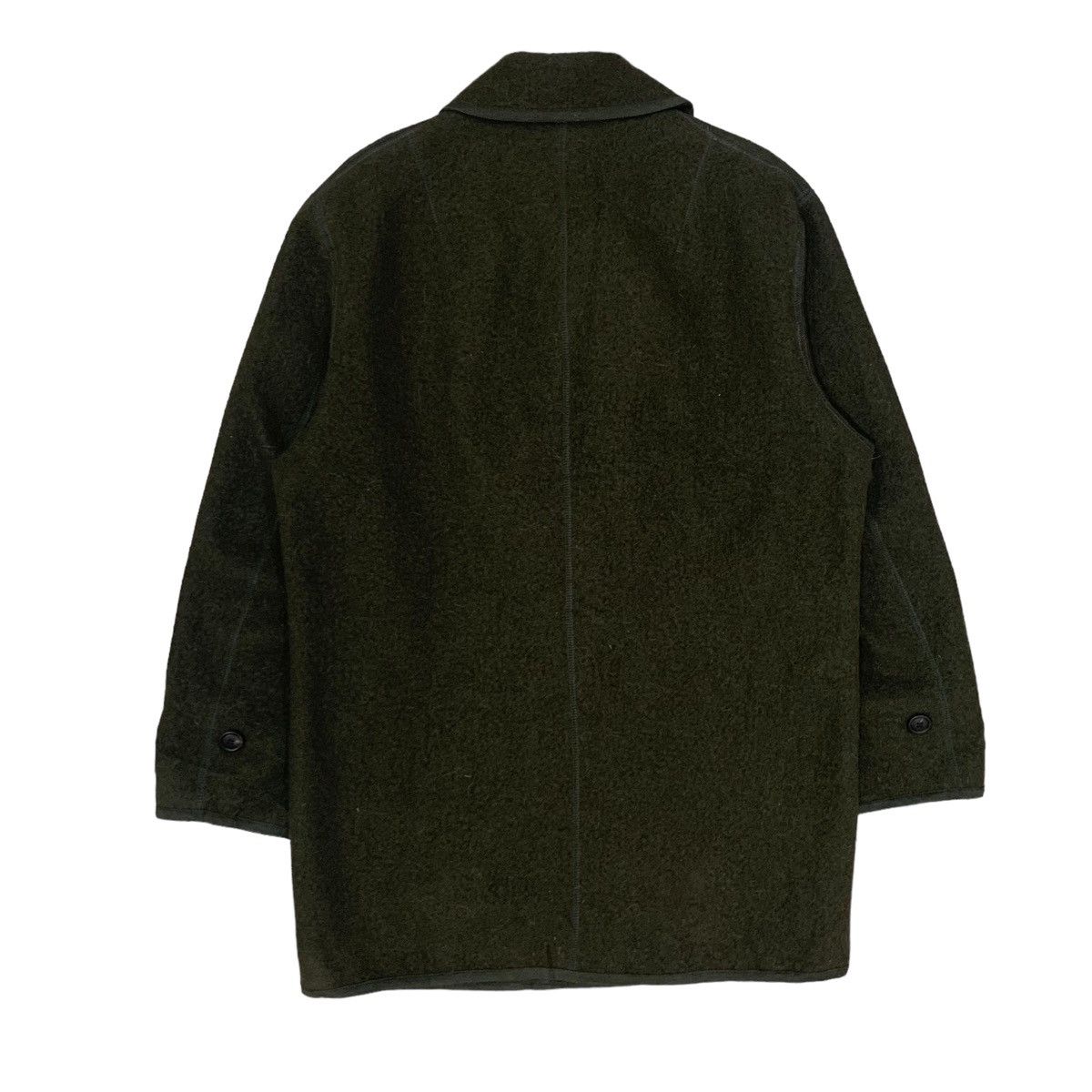 Issey Miyake 🔥AW09 Issey Miyake Men Double Breasted Fluffy Hair Coat Size US M / EU 48-50 / 2 - 2 Thumbnail