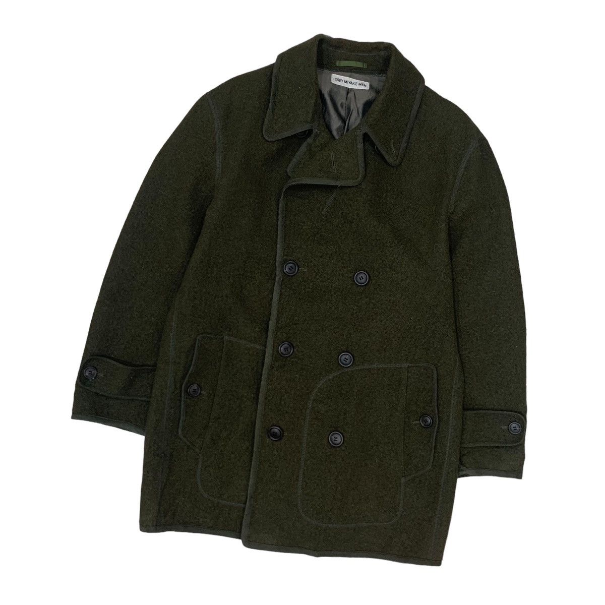 Issey Miyake 🔥AW09 Issey Miyake Men Double Breasted Fluffy Hair Coat Size US M / EU 48-50 / 2 - 7 Thumbnail