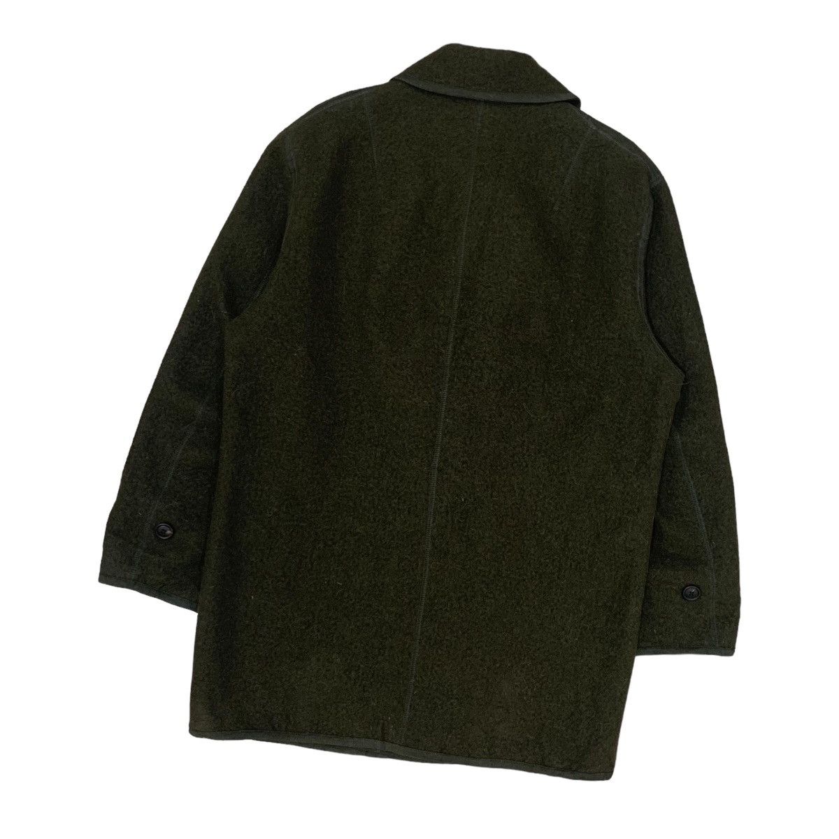 Issey Miyake 🔥AW09 Issey Miyake Men Double Breasted Fluffy Hair Coat Size US M / EU 48-50 / 2 - 8 Thumbnail
