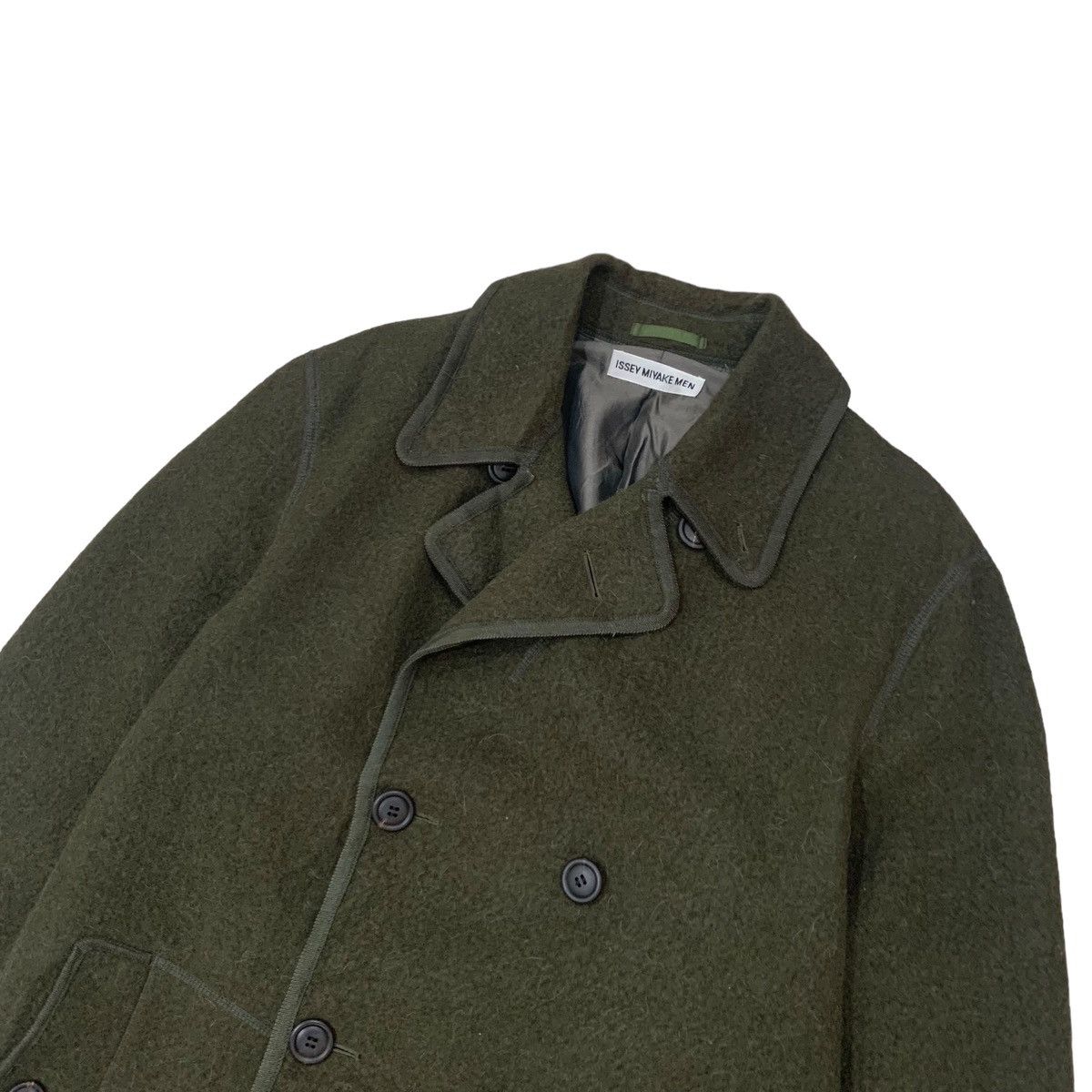 Issey Miyake 🔥AW09 Issey Miyake Men Double Breasted Fluffy Hair Coat Size US M / EU 48-50 / 2 - 4 Thumbnail