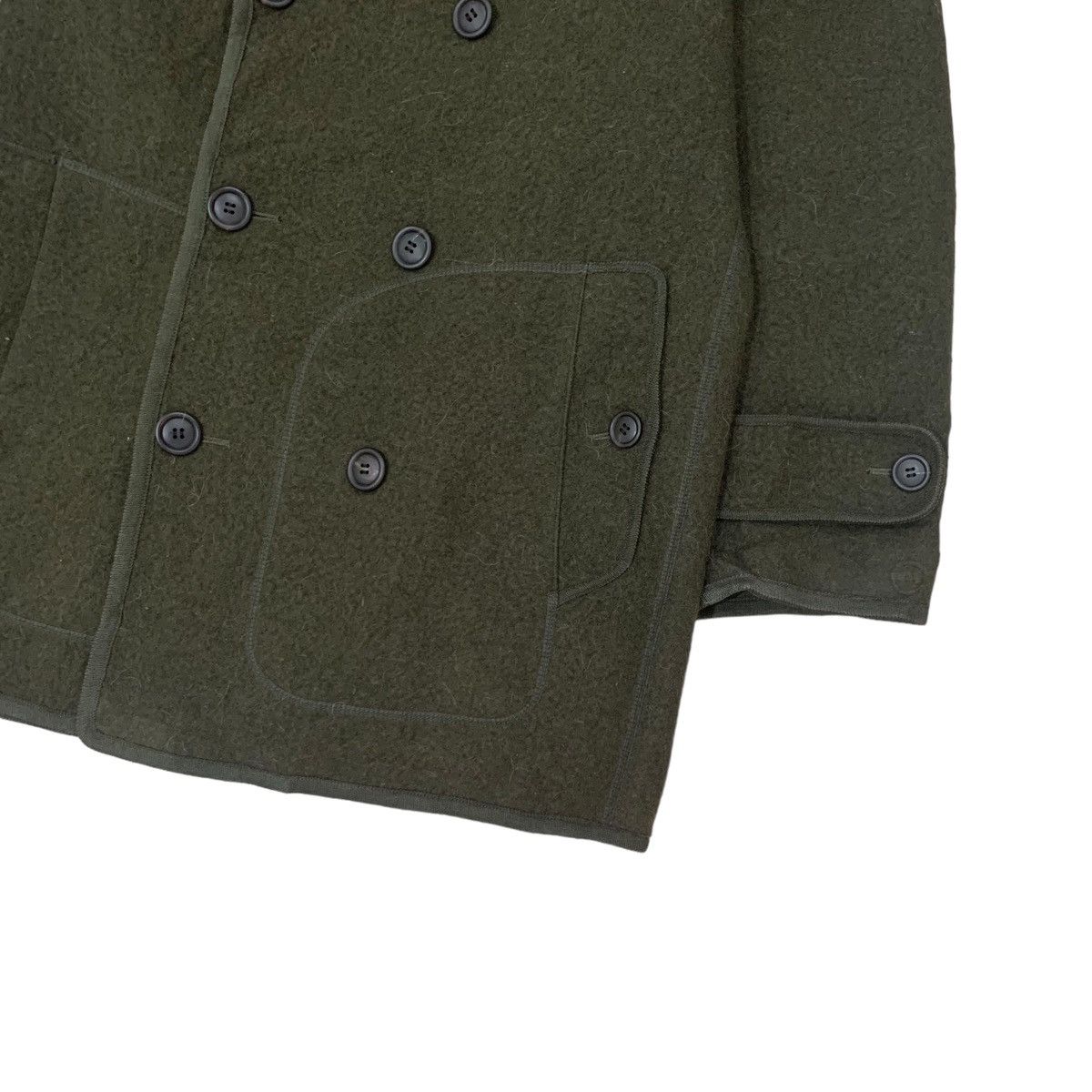Issey Miyake 🔥AW09 Issey Miyake Men Double Breasted Fluffy Hair Coat Size US M / EU 48-50 / 2 - 5 Thumbnail