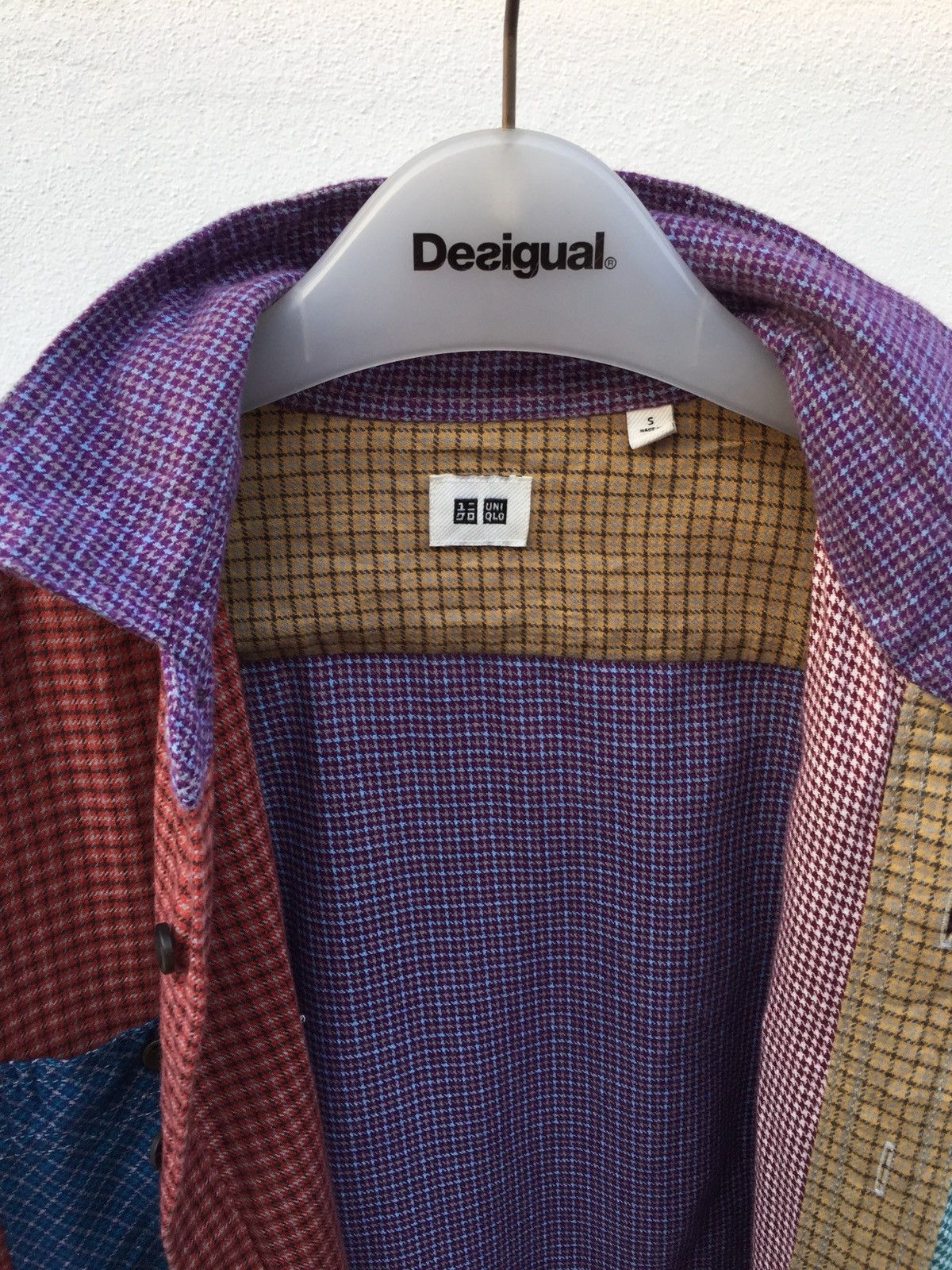 Uniqlo Patchwork Flannel Button Up Japanes Brand by Uniqlo Size US S / EU 44-46 / 1 - 5 Thumbnail