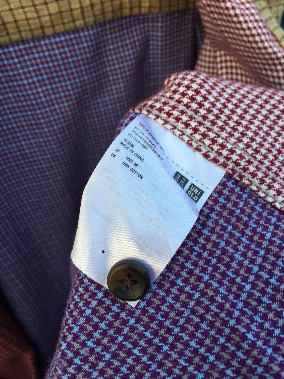 Uniqlo Patchwork Flannel Button Up Japanes Brand by Uniqlo Size US S / EU 44-46 / 1 - 6 Thumbnail