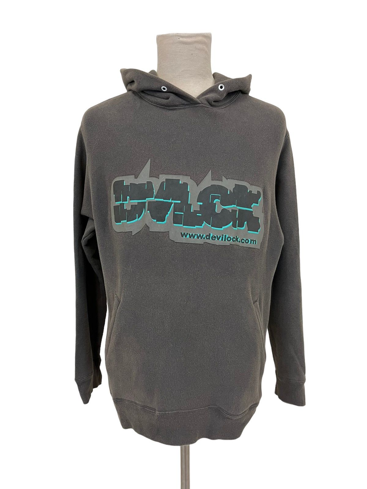 Vintage Vintage Devilock Spellout Logo Hoodies Size US M / EU 48-50 / 2 - 3 Thumbnail