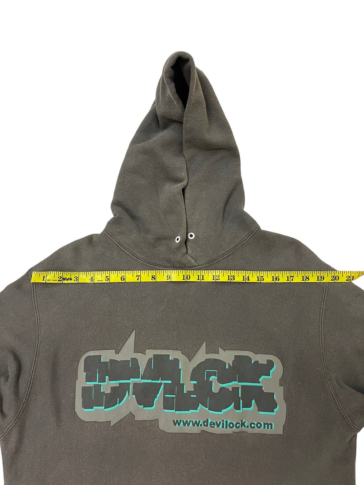 Vintage Vintage Devilock Spellout Logo Hoodies Size US M / EU 48-50 / 2 - 9 Thumbnail