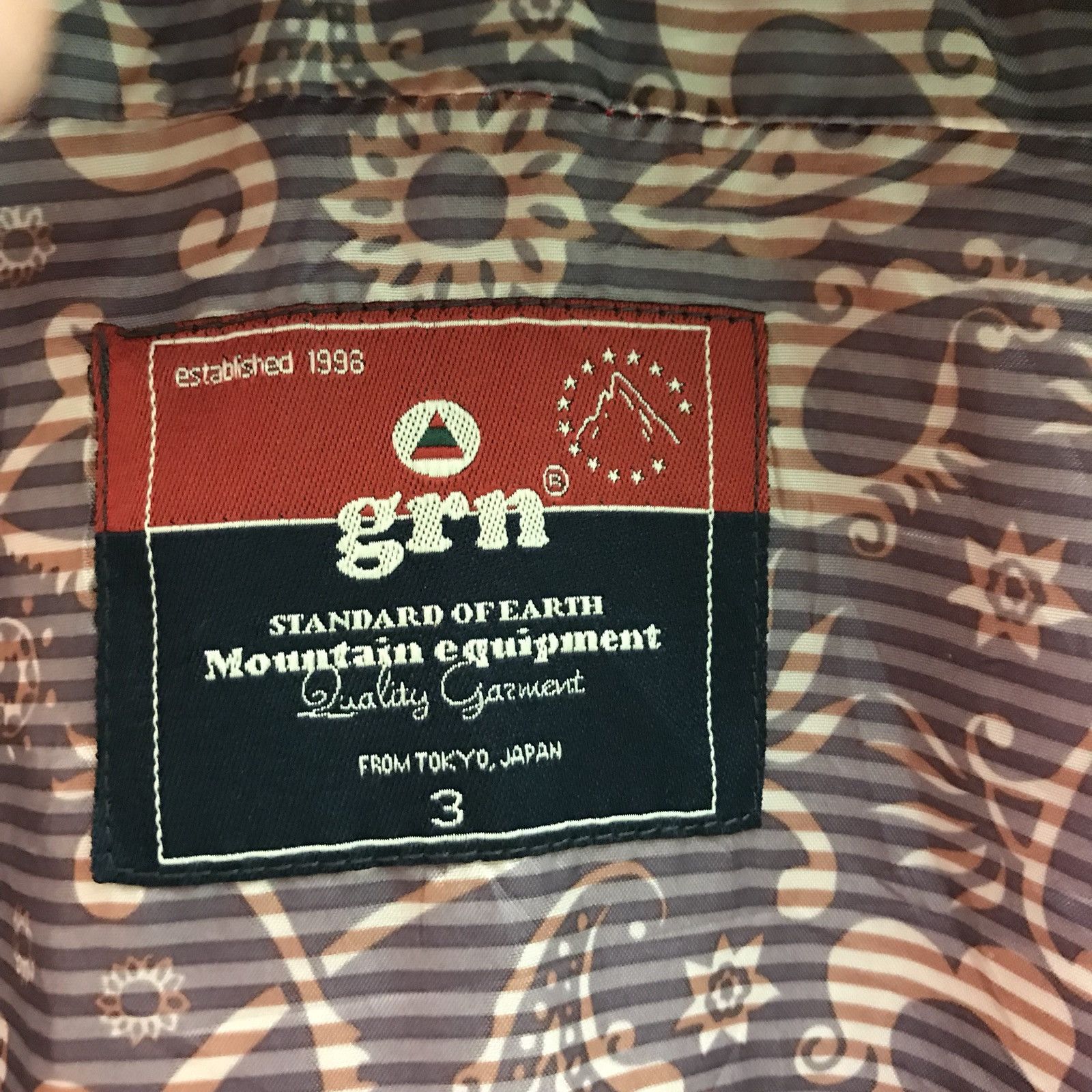 GRN Grn Tokyo Moutain Equitment Red Paisley Lining Size US L / EU 52-54 / 3 - 11 Thumbnail