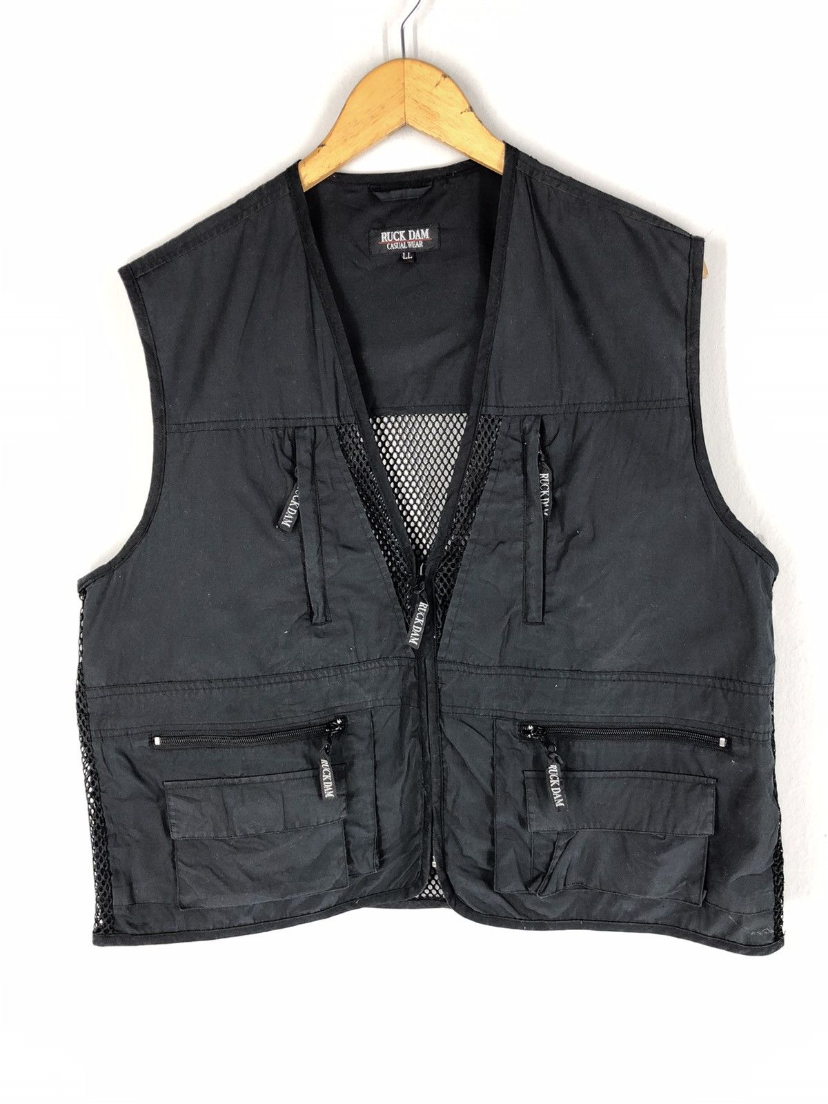 Dunlop 🔥DUNLOP MOTORSPORT MULTIPOCKET ZIPPER TANK TOP VEST Size US L / EU 52-54 / 3 - 1 Thumbnail
