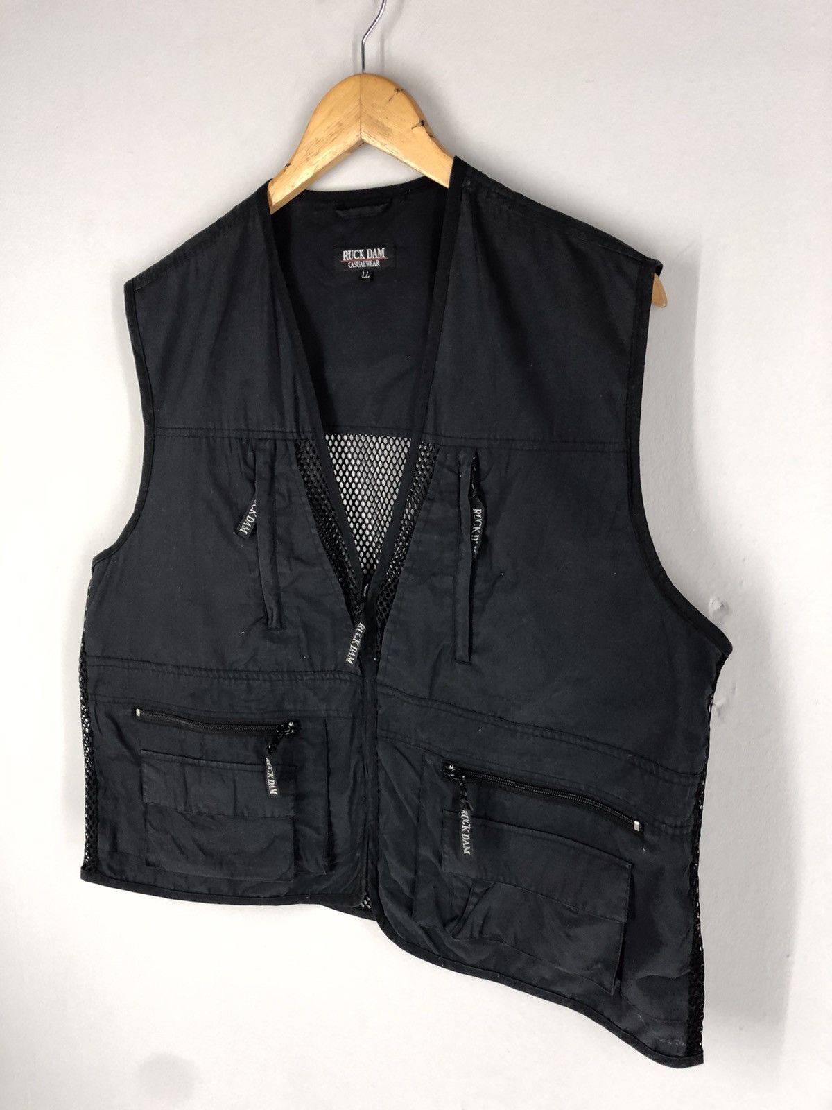 Dunlop 🔥DUNLOP MOTORSPORT MULTIPOCKET ZIPPER TANK TOP VEST Size US L / EU 52-54 / 3 - 3 Thumbnail