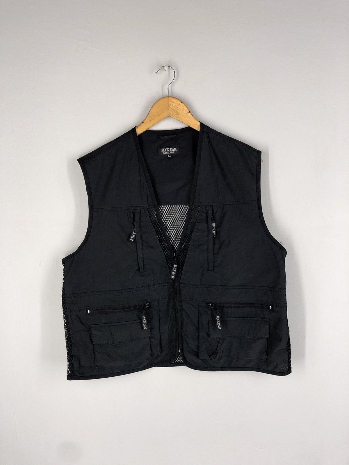 Dunlop 🔥DUNLOP MOTORSPORT MULTIPOCKET ZIPPER TANK TOP VEST Size US L / EU 52-54 / 3 - 4 Thumbnail