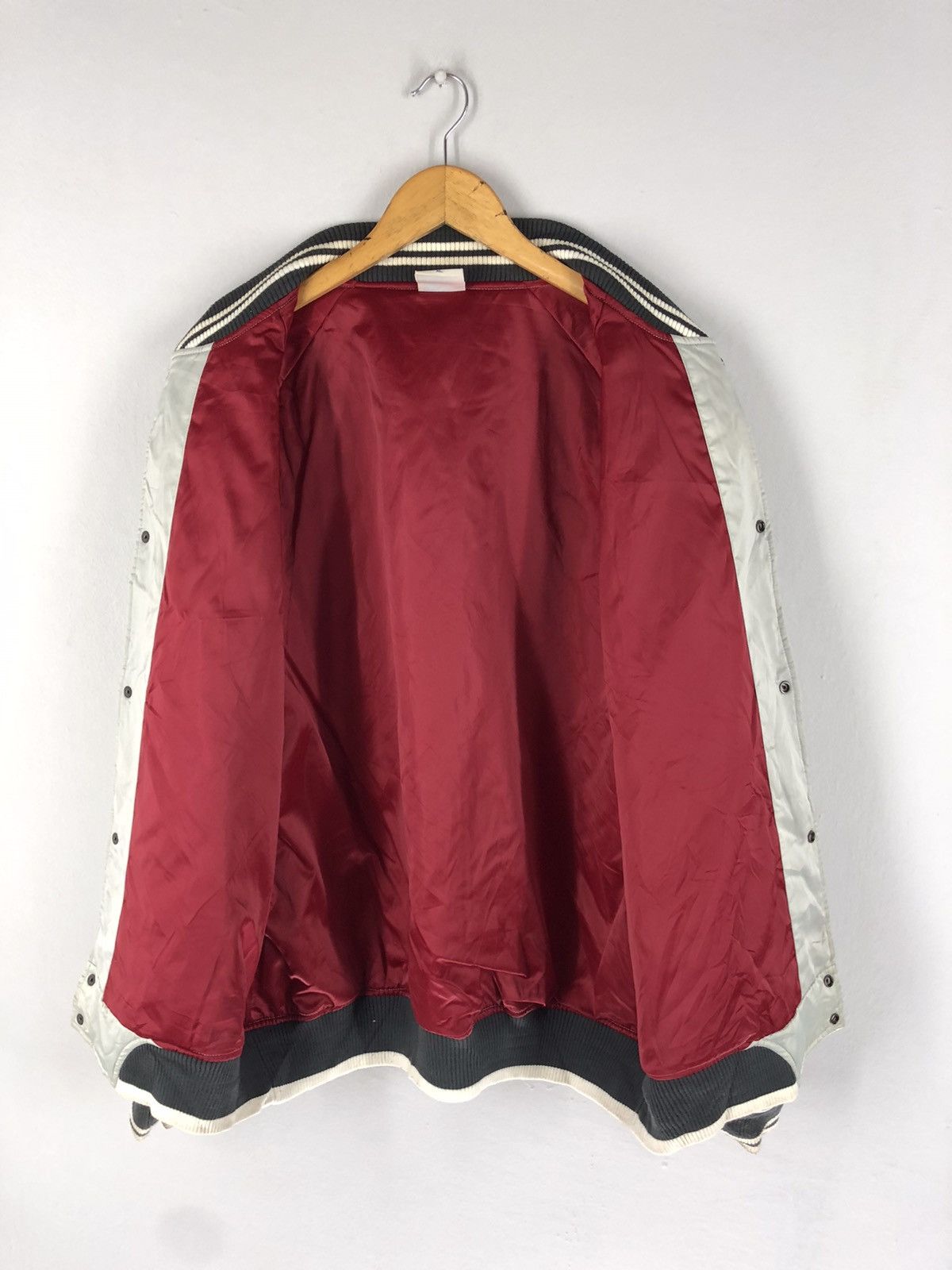 Majestic 🔥new york yankees majistic satin bomber jacket Size US XL / EU 56 / 4 - 6 Thumbnail