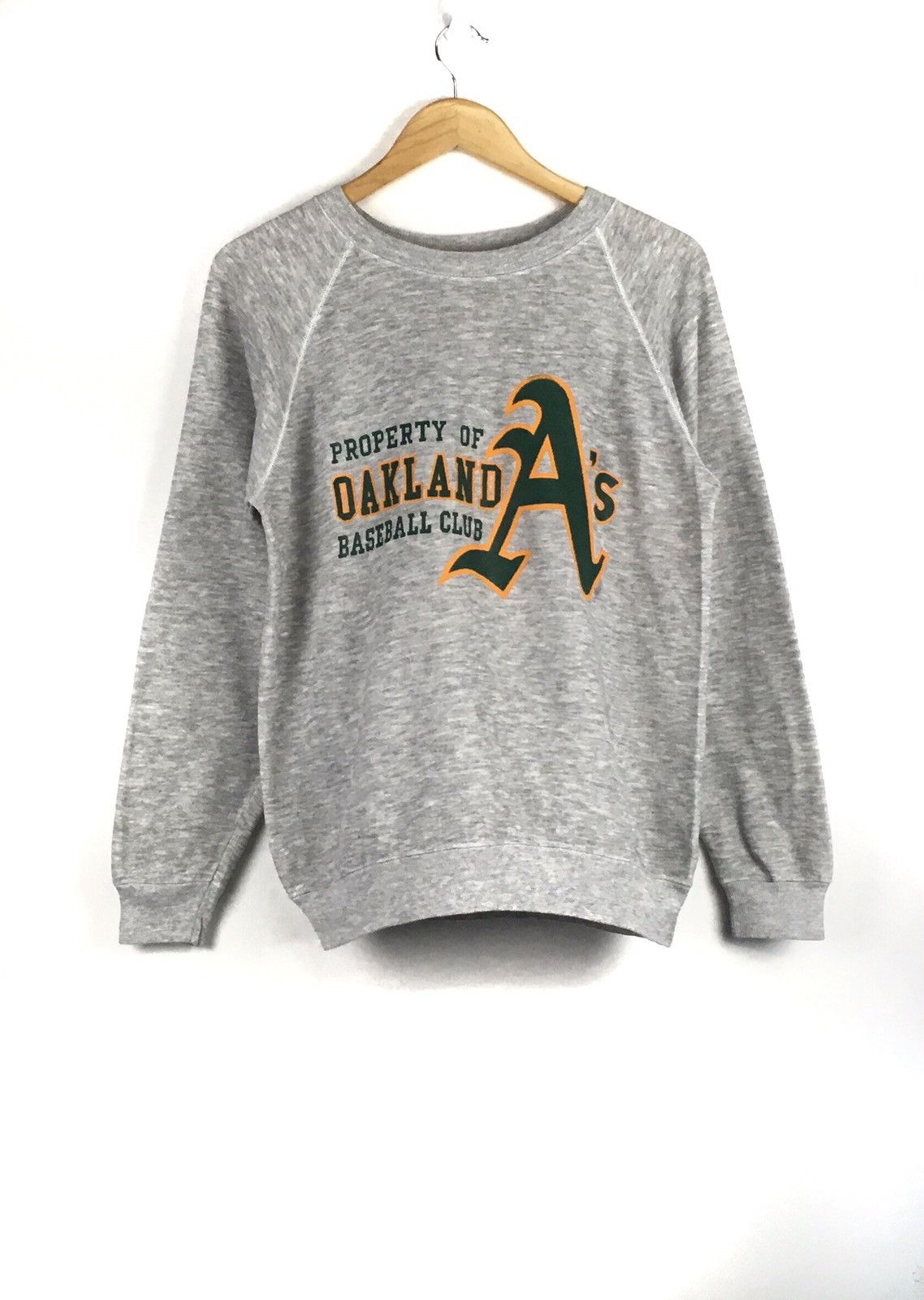 Hanes × Vintage Vintage Hanes Oakland Baseball Club Medium Size Sweatshirt Size US M / EU 48-50 / 2 - 1 Thumbnail