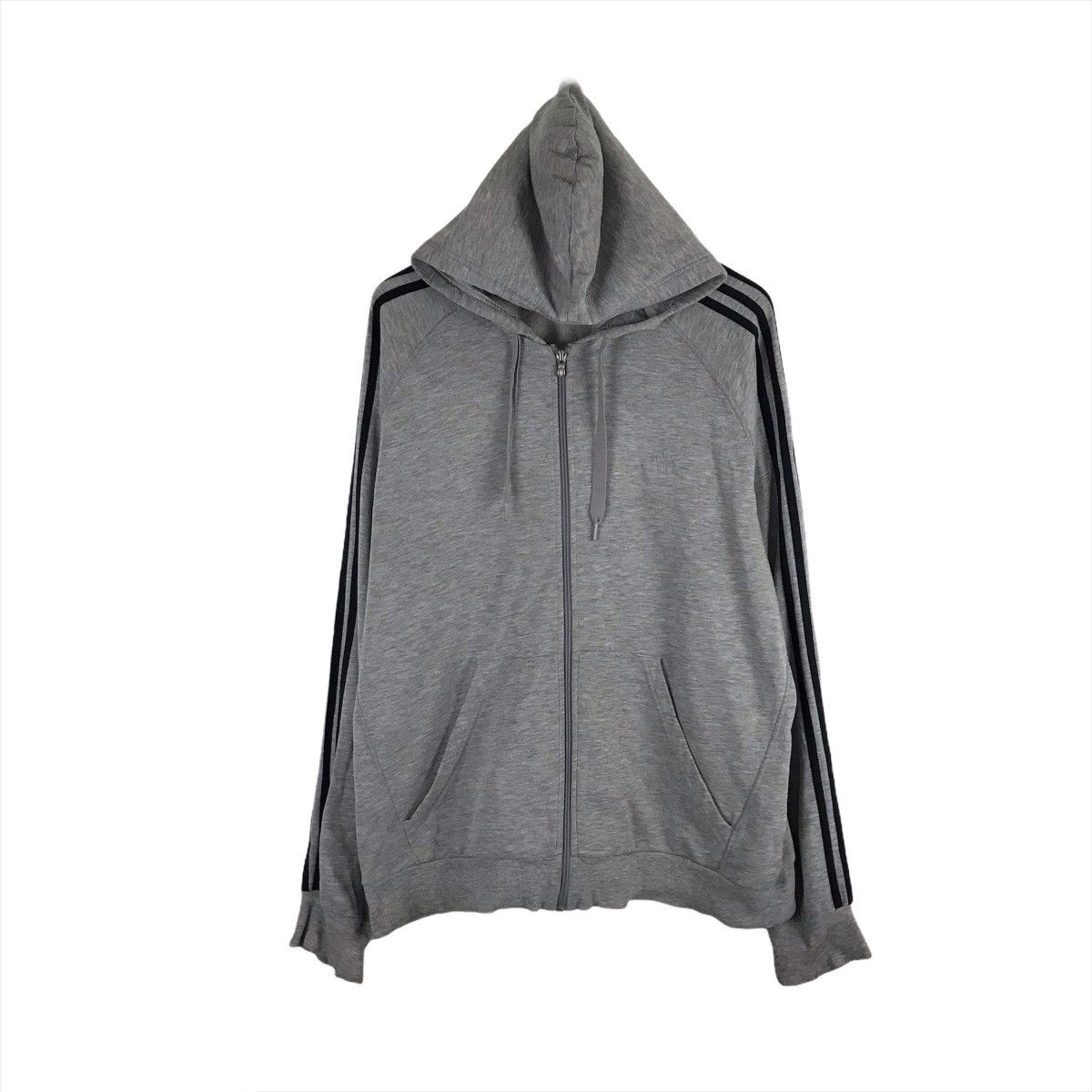 Adidas Vintage Adidas Zipper Sweater With Hoodie Medium size Size US XXL / EU 58 / 5 - 1 Thumbnail