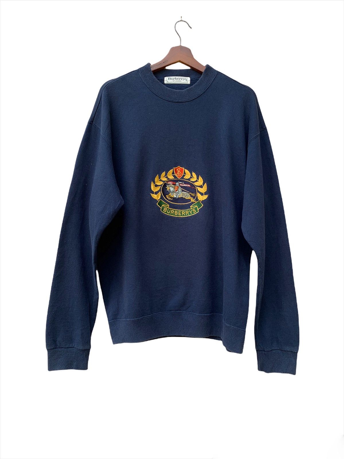 Burberry VINTAGE BURBERRYS SWEATSHIRT RARE ITEM Size US L / EU 52-54 / 3 - 1 Thumbnail