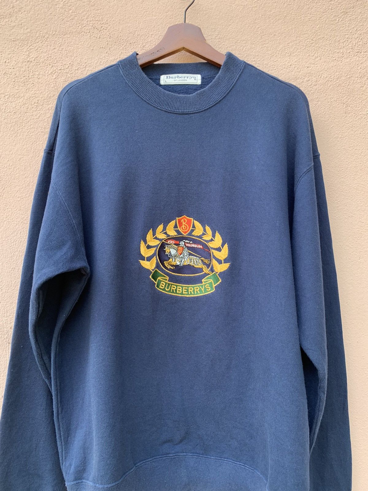 Burberry VINTAGE BURBERRYS SWEATSHIRT RARE ITEM Size US L / EU 52-54 / 3 - 7 Thumbnail