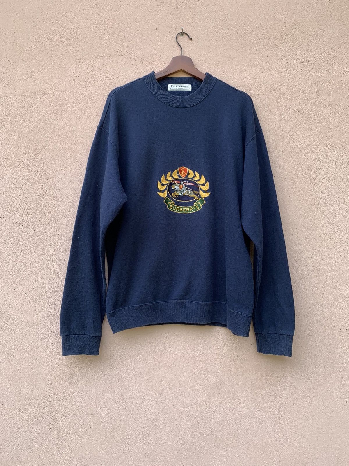 Burberry VINTAGE BURBERRYS SWEATSHIRT RARE ITEM Size US L / EU 52-54 / 3 - 3 Thumbnail