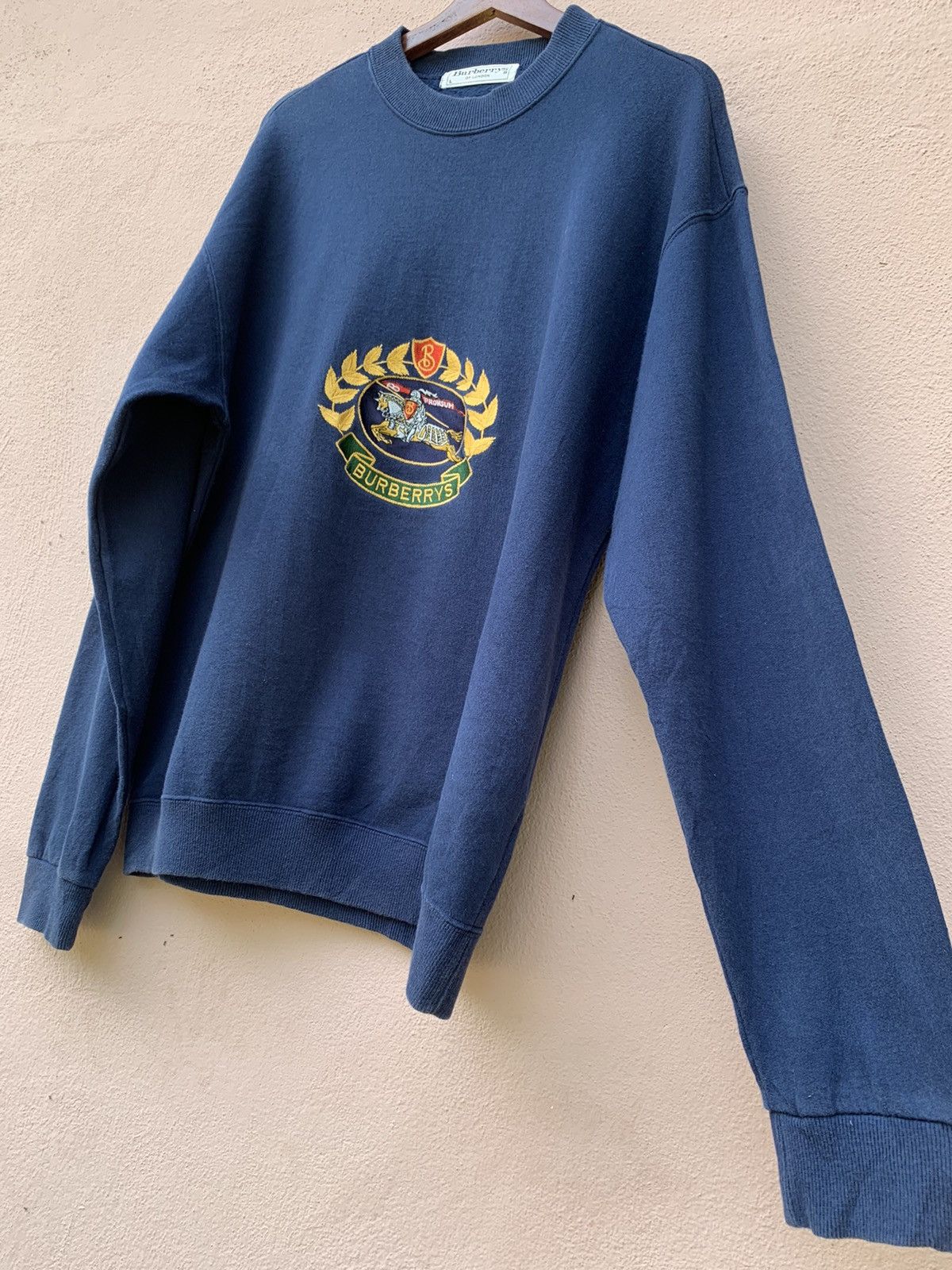 Burberry VINTAGE BURBERRYS SWEATSHIRT RARE ITEM Size US L / EU 52-54 / 3 - 6 Thumbnail
