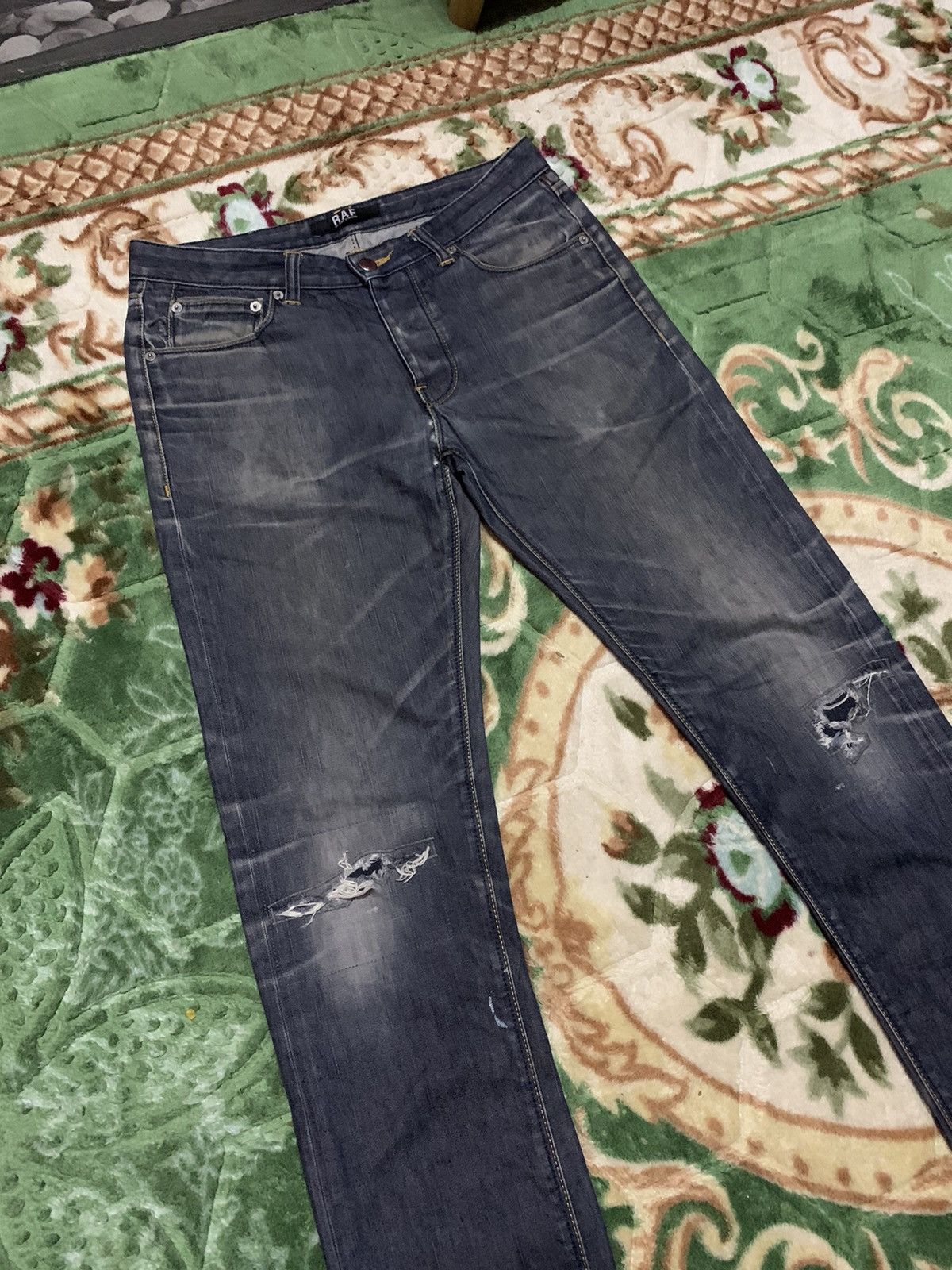 Raf by Raf Simons RAF SIMONS DISTRESSED DENIM Size US 32 / EU 48 - 5 Thumbnail
