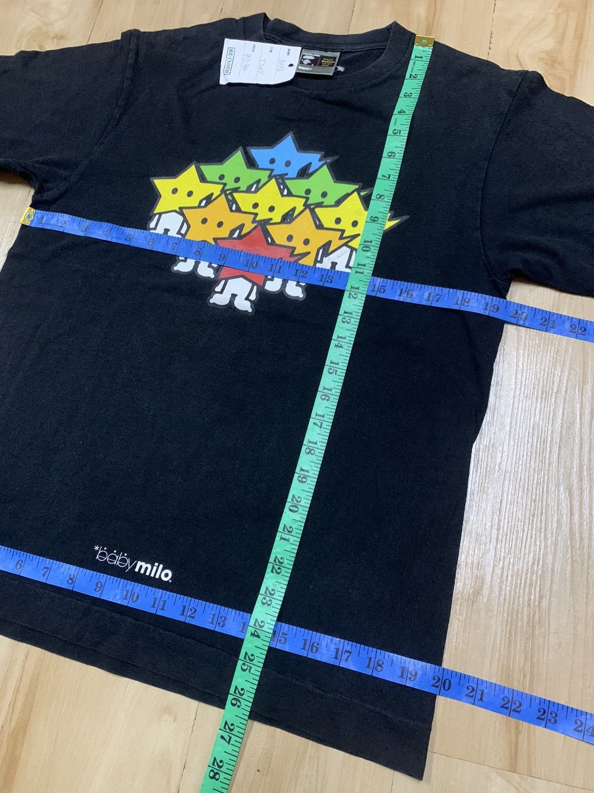 Bape × Vintage Baby Milo Bapesta Tee Size US M / EU 48-50 / 2 - 11 Thumbnail