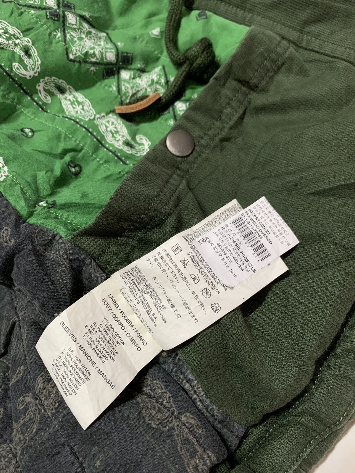 Diesel DIESEL JACKET GREEN OG Size US L / EU 52-54 / 3 - 21 Thumbnail