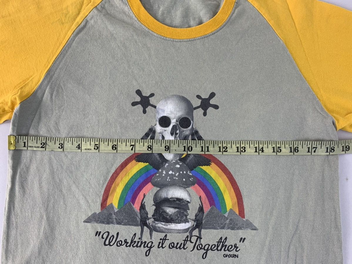 Goodhood Ghxrn Goodhood X R. Newbold Burger Rainbow 3/4 Sleeve Tee Size US S / EU 44-46 / 1 - 6 Thumbnail