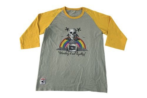 Goodhood Ghxrn Goodhood X R. Newbold Burger Rainbow 3/4 Sleeve Tee Size US S / EU 44-46 / 1 - 1 Thumbnail