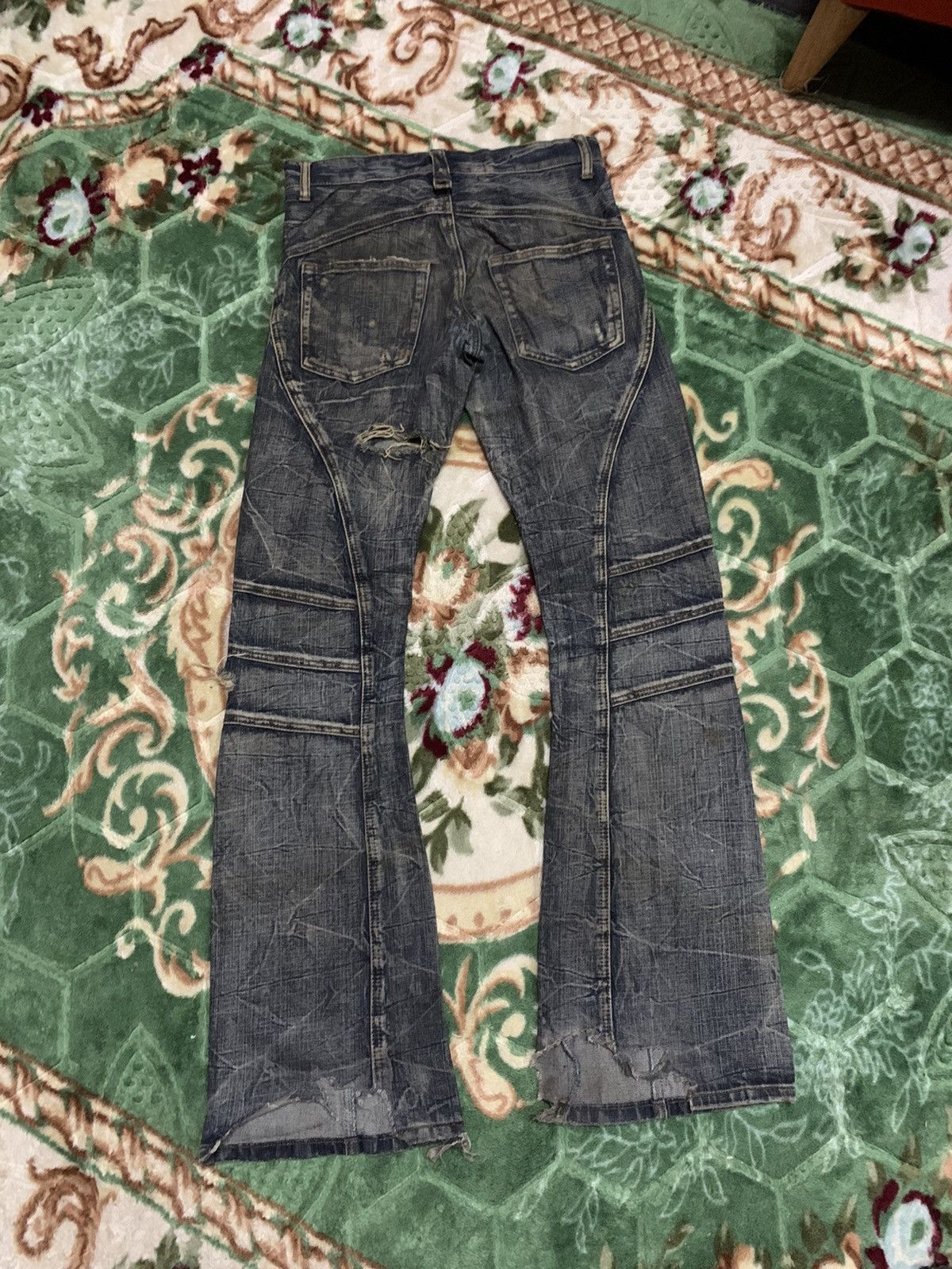 Japanese Brand SEMANTICDESIGN DISTRESSED DENIM JEANS Size US 30 / EU 46 - 14 Thumbnail