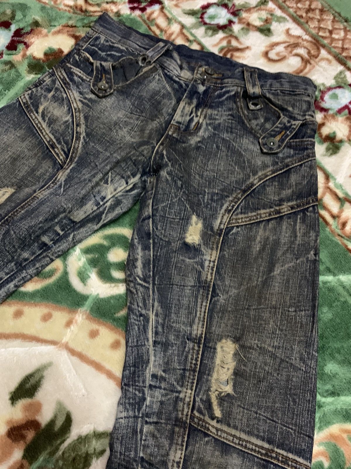 Japanese Brand SEMANTICDESIGN DISTRESSED DENIM JEANS Size US 30 / EU 46 - 8 Thumbnail
