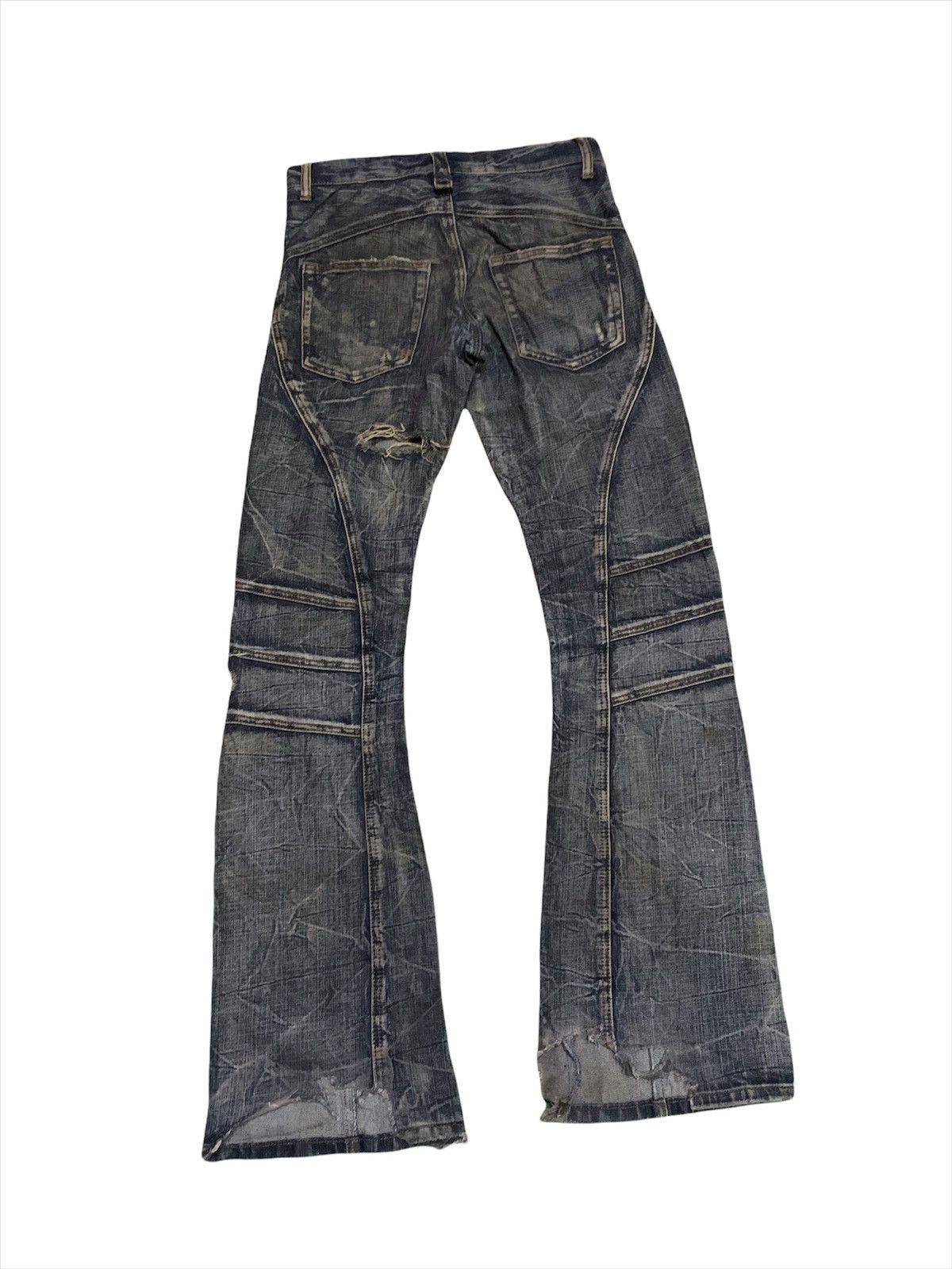 Japanese Brand SEMANTICDESIGN DISTRESSED DENIM JEANS Size US 30 / EU 46 - 2 Thumbnail