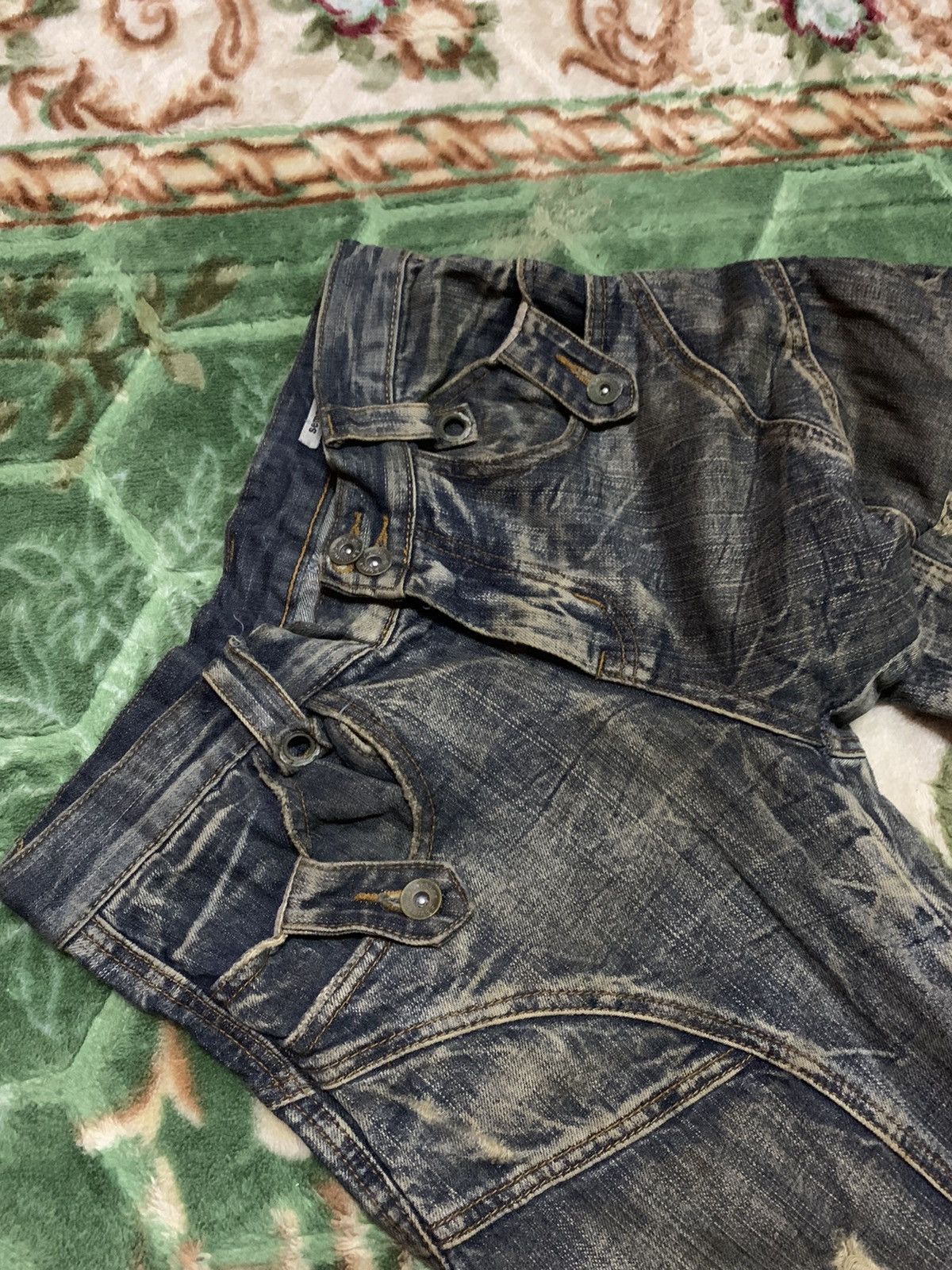 Japanese Brand SEMANTICDESIGN DISTRESSED DENIM JEANS Size US 30 / EU 46 - 10 Thumbnail