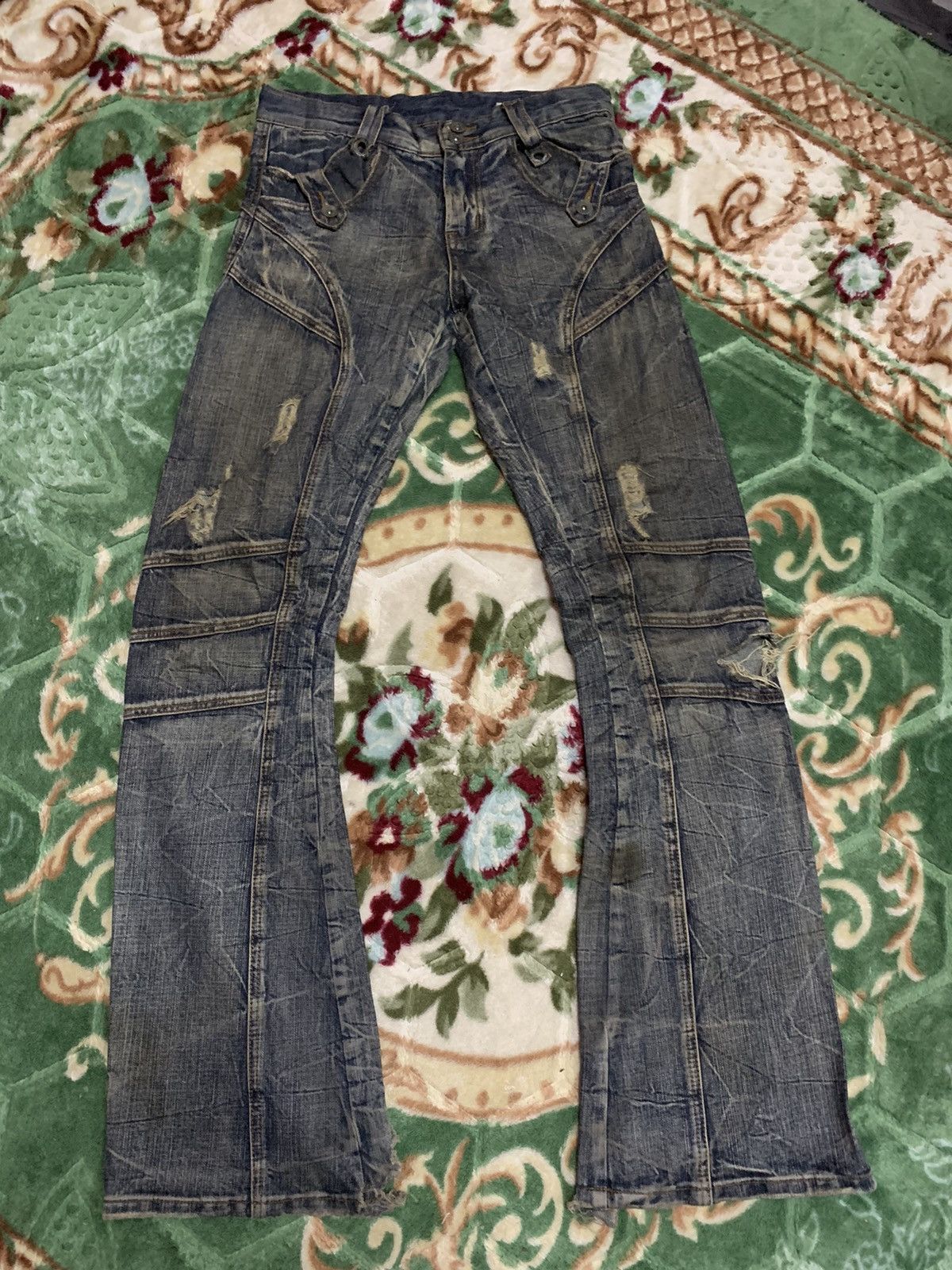 Japanese Brand SEMANTICDESIGN DISTRESSED DENIM JEANS Size US 30 / EU 46 - 5 Thumbnail