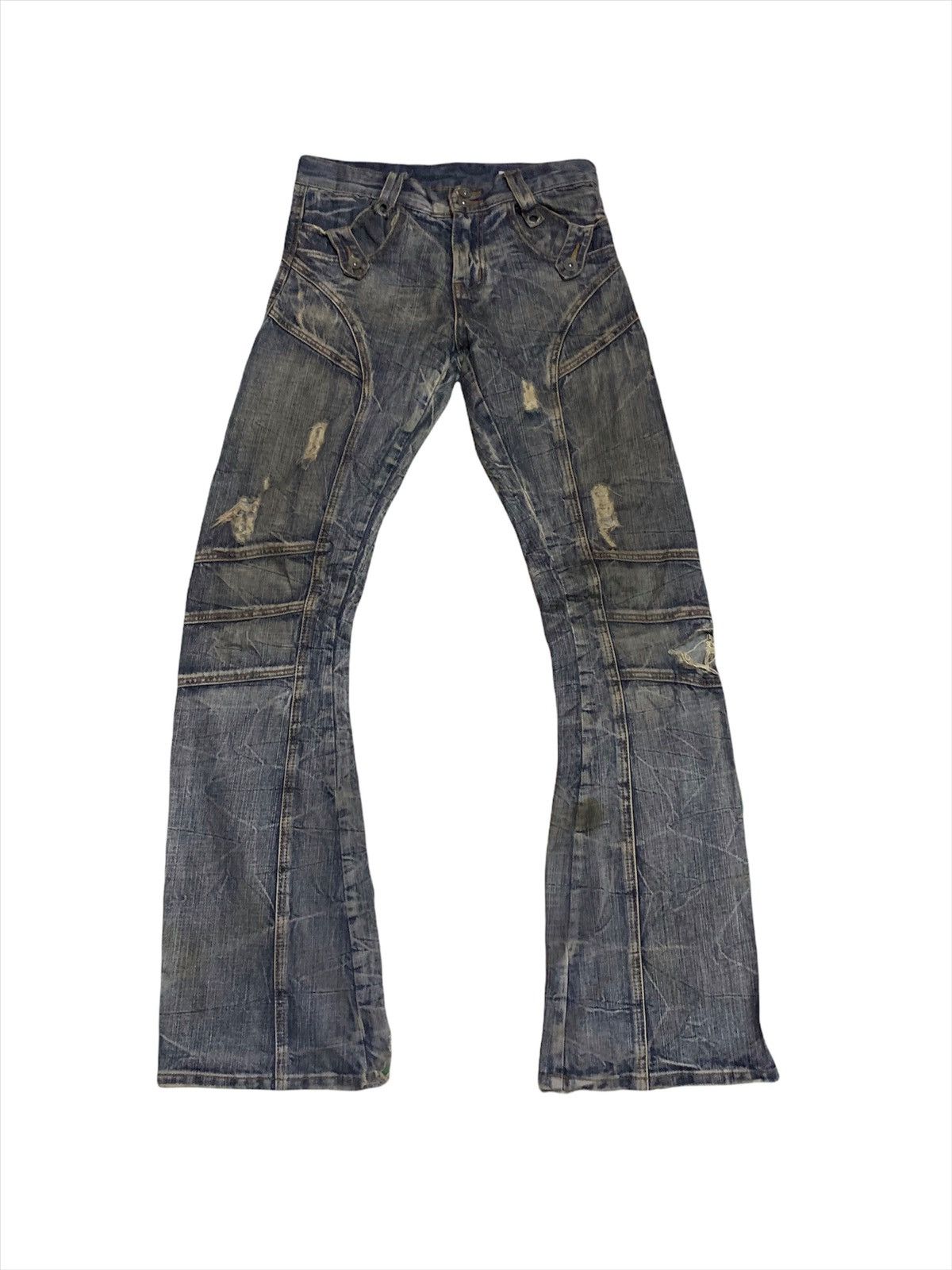 Japanese Brand SEMANTICDESIGN DISTRESSED DENIM JEANS Size US 30 / EU 46 - 1 Thumbnail