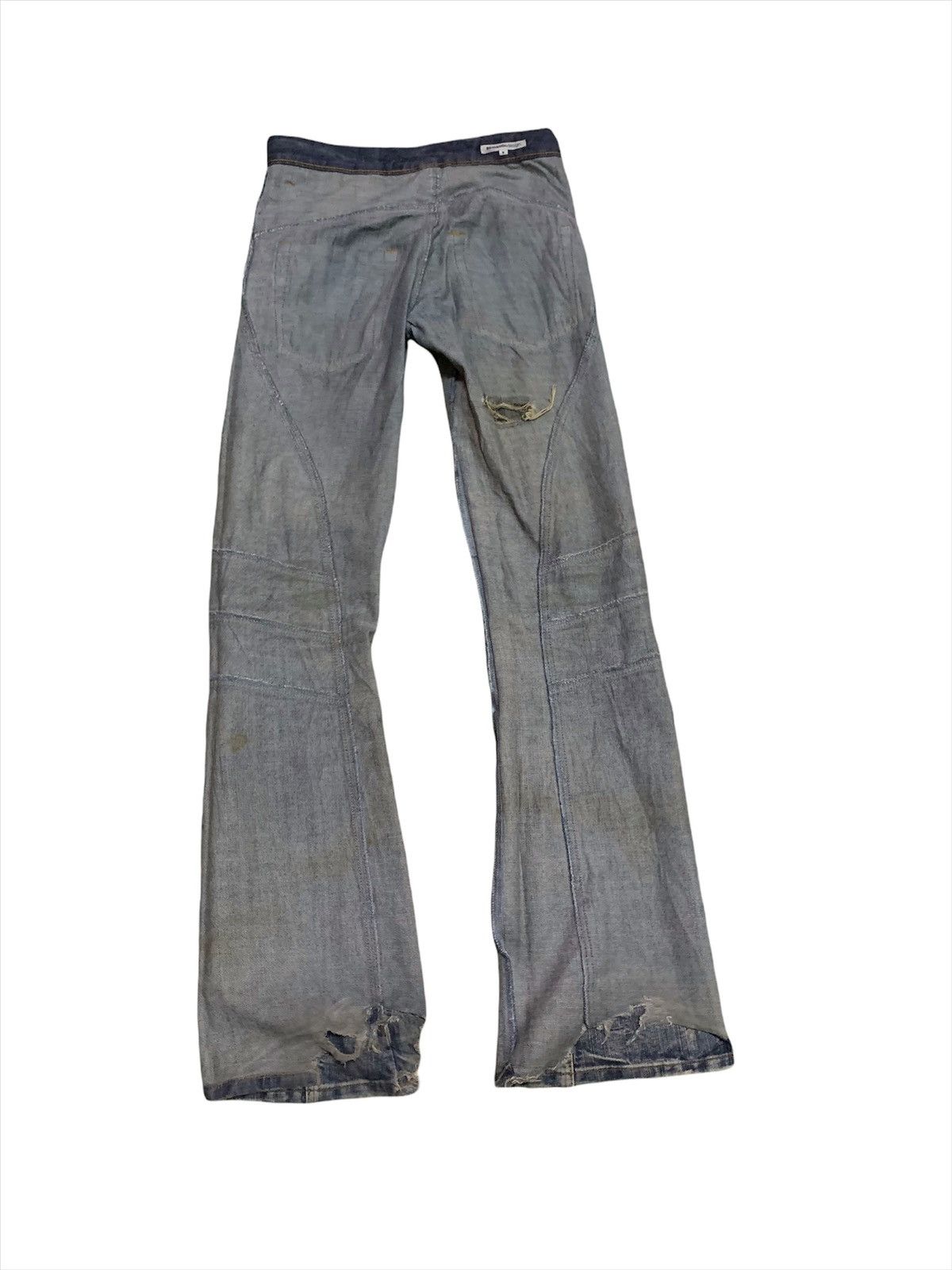 Japanese Brand SEMANTICDESIGN DISTRESSED DENIM JEANS Size US 30 / EU 46 - 4 Thumbnail