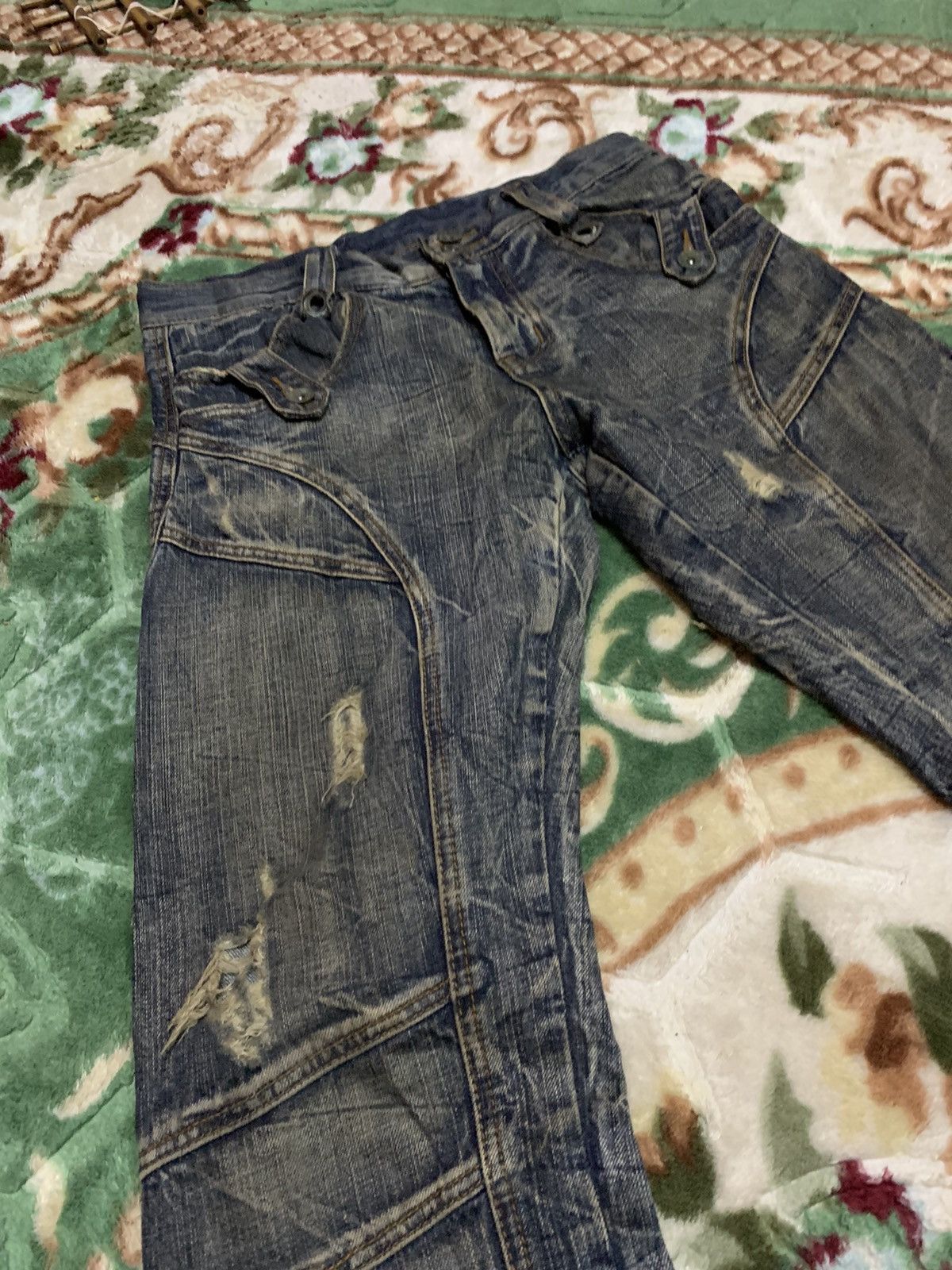 Japanese Brand SEMANTICDESIGN DISTRESSED DENIM JEANS Size US 30 / EU 46 - 7 Thumbnail