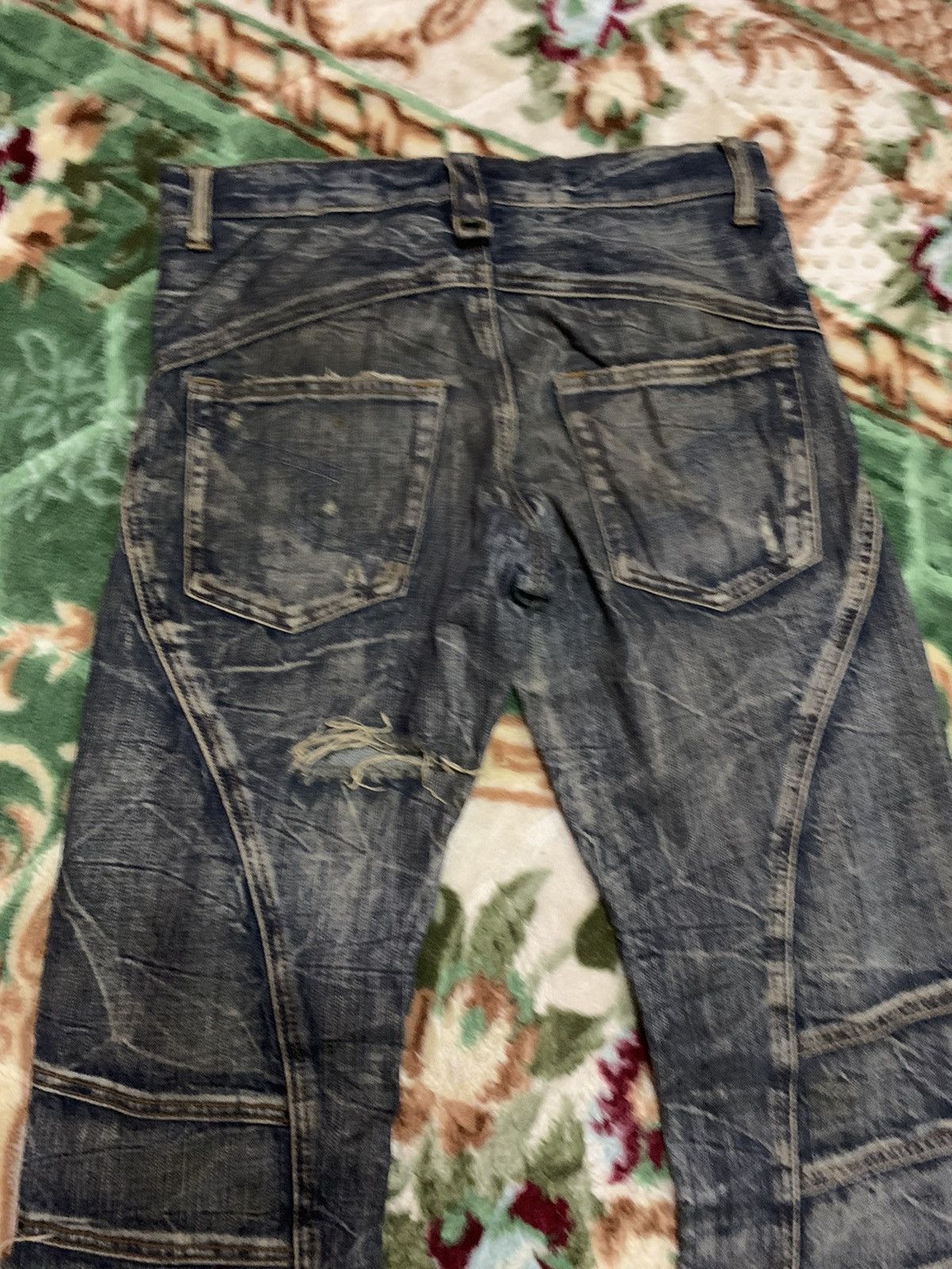 Japanese Brand SEMANTICDESIGN DISTRESSED DENIM JEANS Size US 30 / EU 46 - 17 Thumbnail