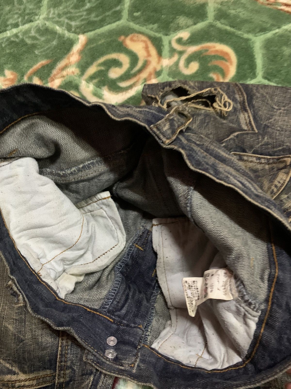 Japanese Brand SEMANTICDESIGN DISTRESSED DENIM JEANS Size US 30 / EU 46 - 13 Thumbnail