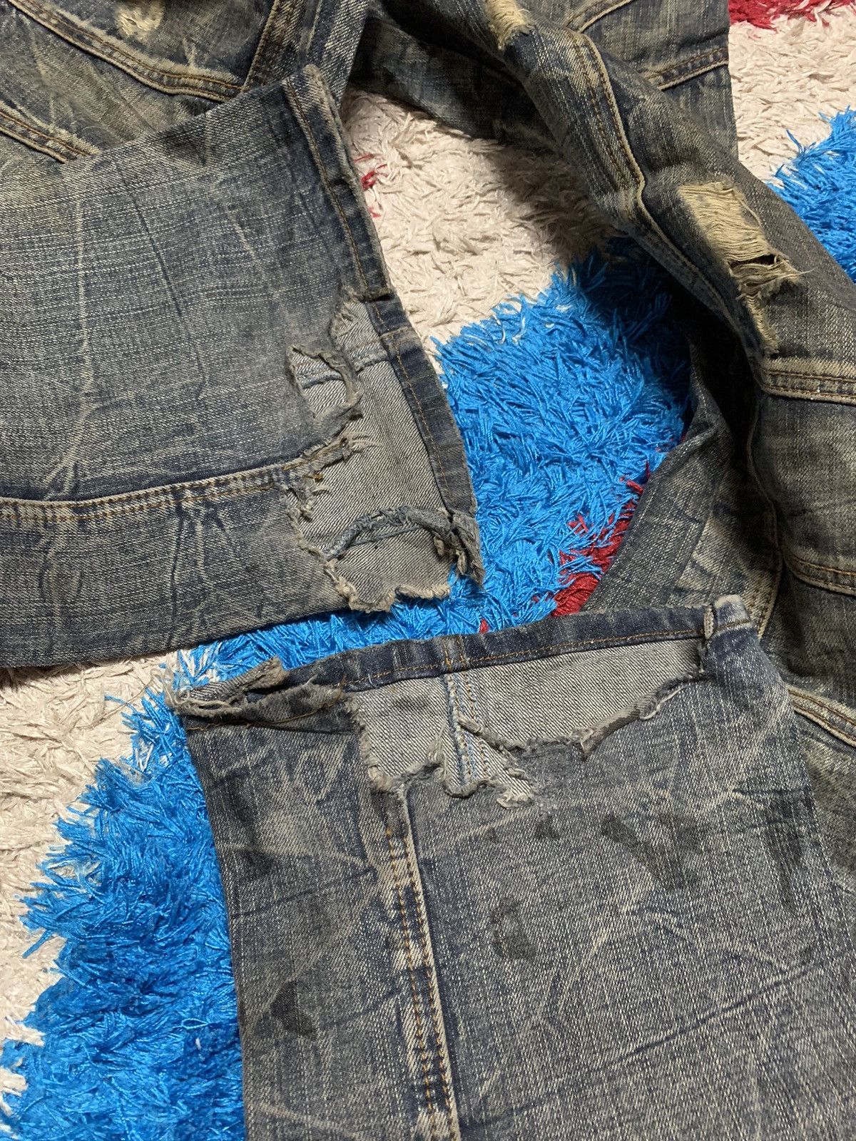 Japanese Brand SEMANTICDESIGN DISTRESSED DENIM JEANS Size US 30 / EU 46 - 21 Thumbnail