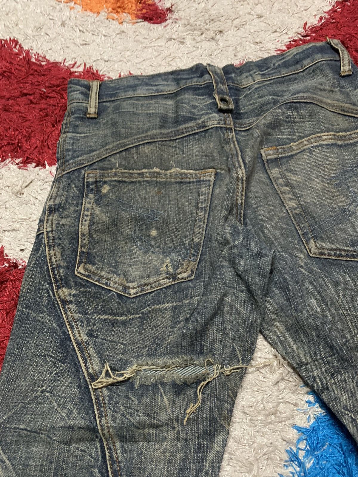 Japanese Brand SEMANTICDESIGN DISTRESSED DENIM JEANS Size US 30 / EU 46 - 22 Thumbnail