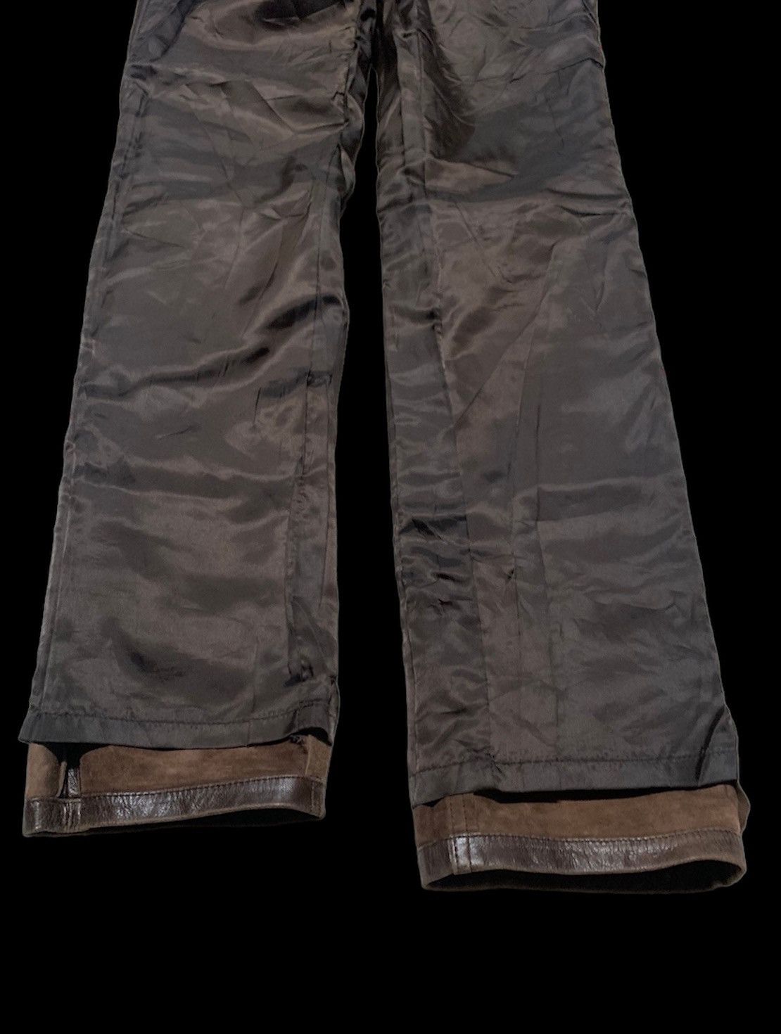 Yohji Yamamoto YOHJI YAMAMOTO A.A.R LEATHER PANTS VINTAGE Size US 28 / EU 44 - 9 Thumbnail