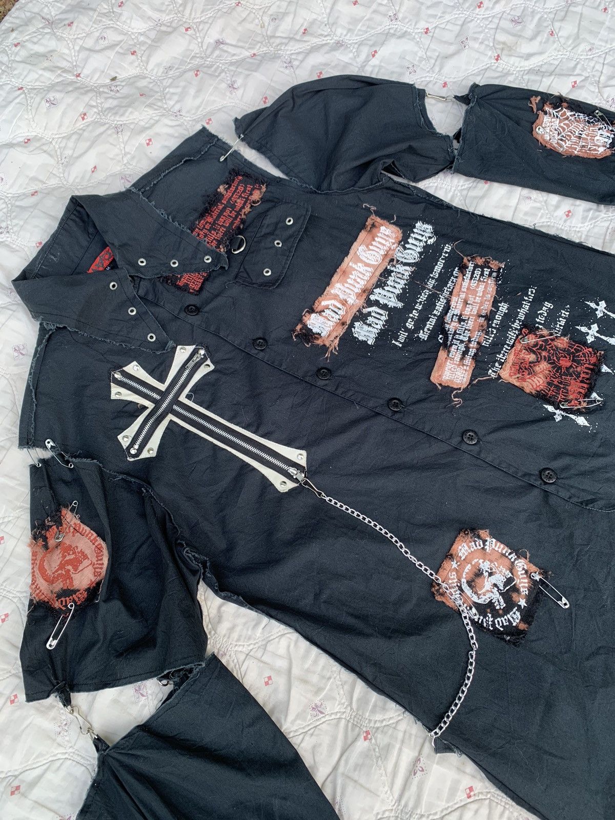 Japanese Brand SHIRT PUNKS MAD Size US M / EU 48-50 / 2 - 6 Thumbnail