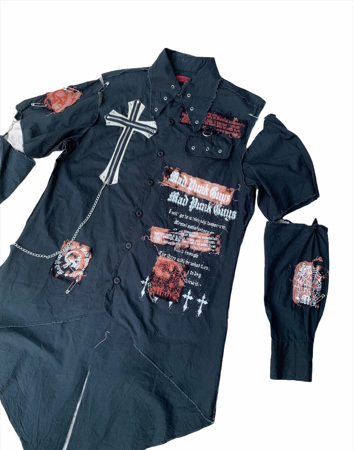 Japanese Brand SHIRT PUNKS MAD Size US M / EU 48-50 / 2 - 2 Thumbnail